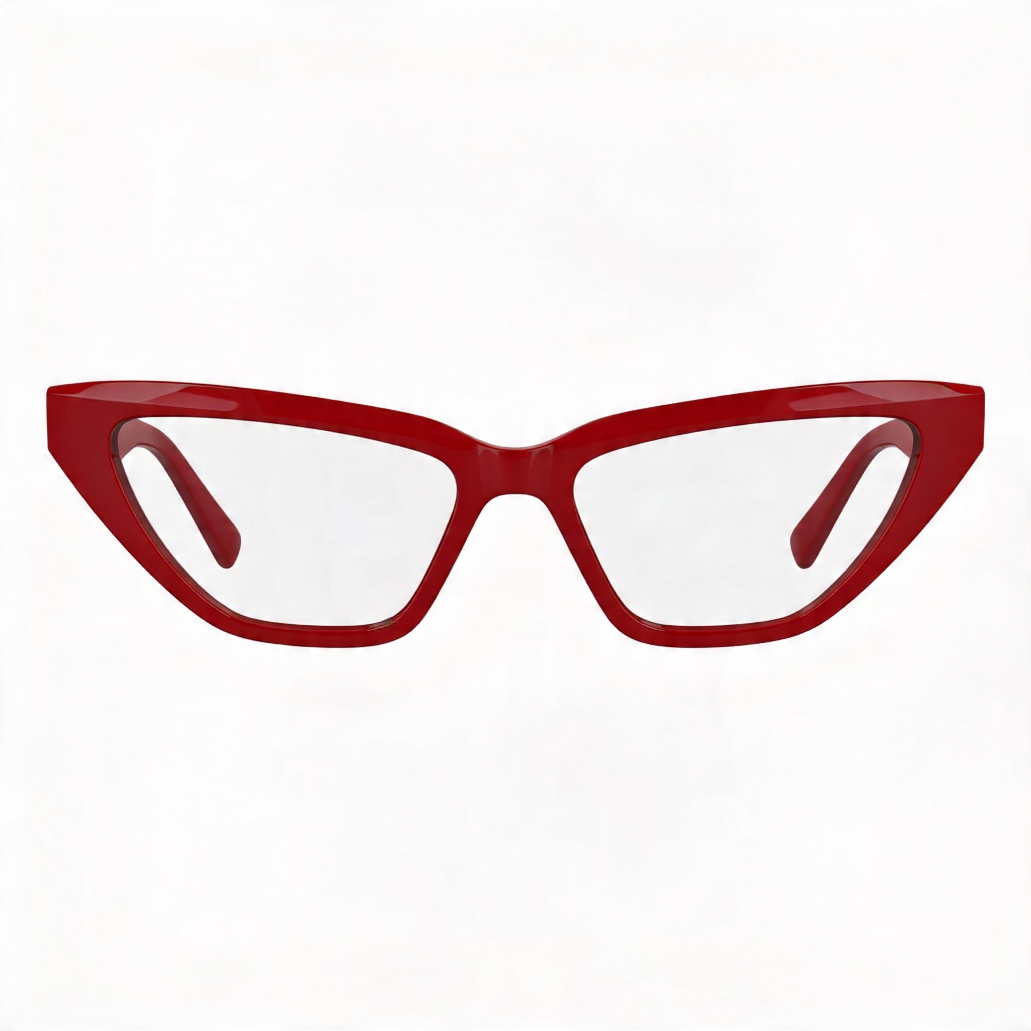 KARL LAGERFELD Kl6175 Women's Red Acetate Optical Frames with Transparent Polycarbonate Lenses - Size 53-16-140, Photo 2