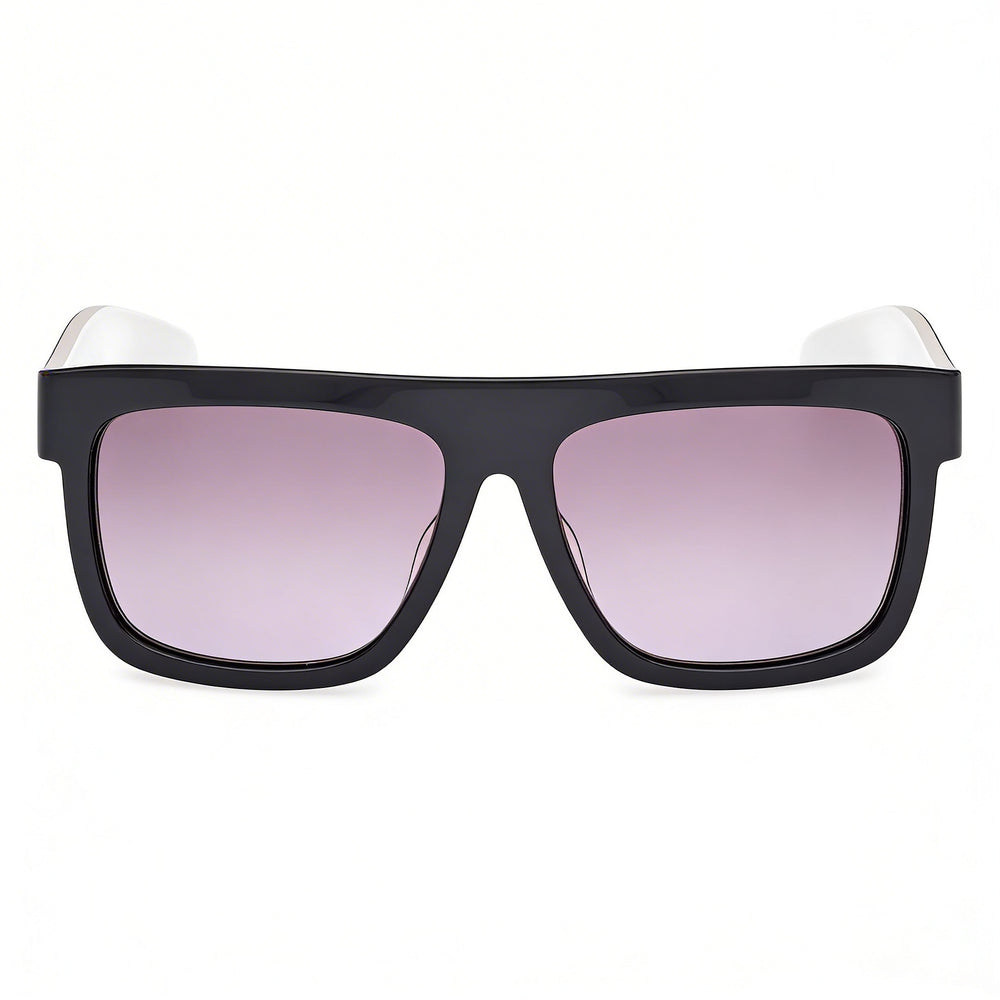 Adidas Originals Or0127 Unisex Plastic Frame Eyewear with Grey Frame and Gradient Smoke Lenses 56mm