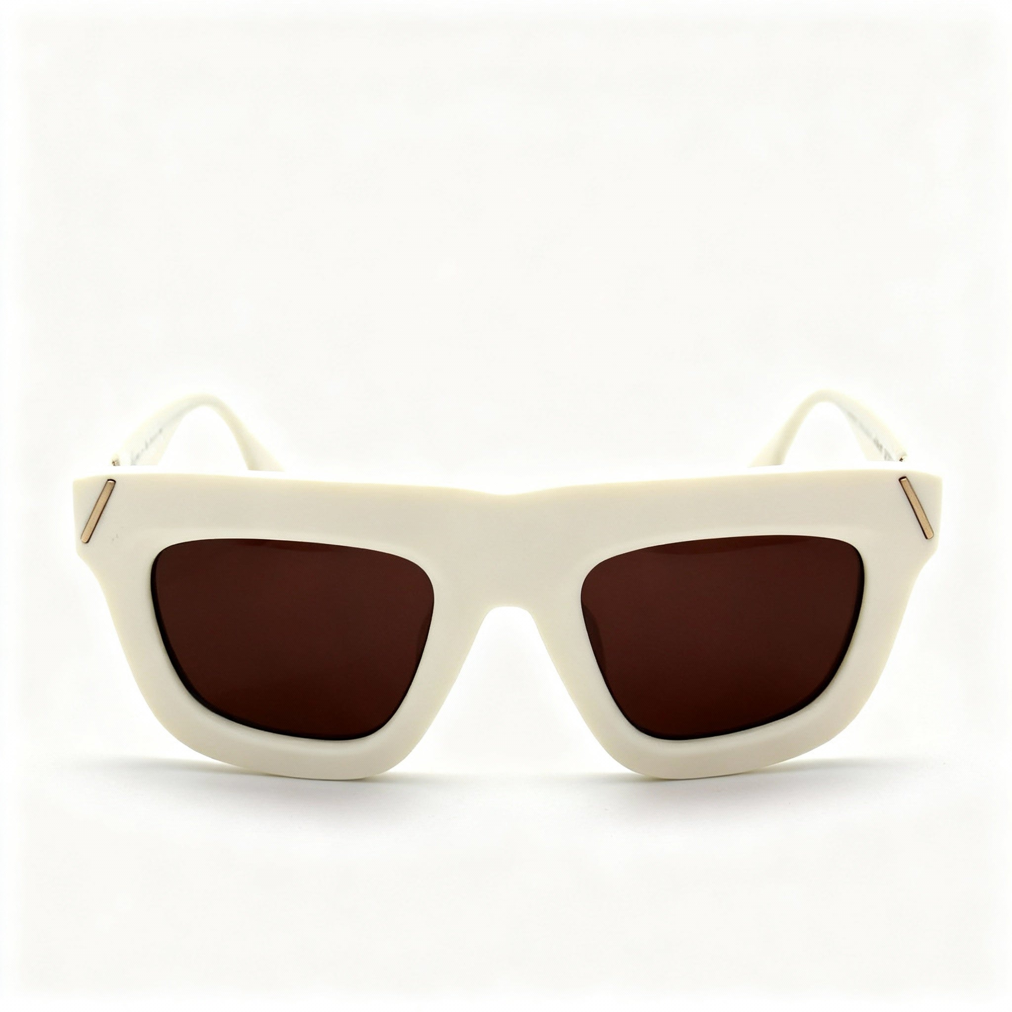 Victoria Beckham Modern Women's Alloy Steel Frame Eyewear, Ivory Non-Polarized Polycarbonate Lenses 51mm