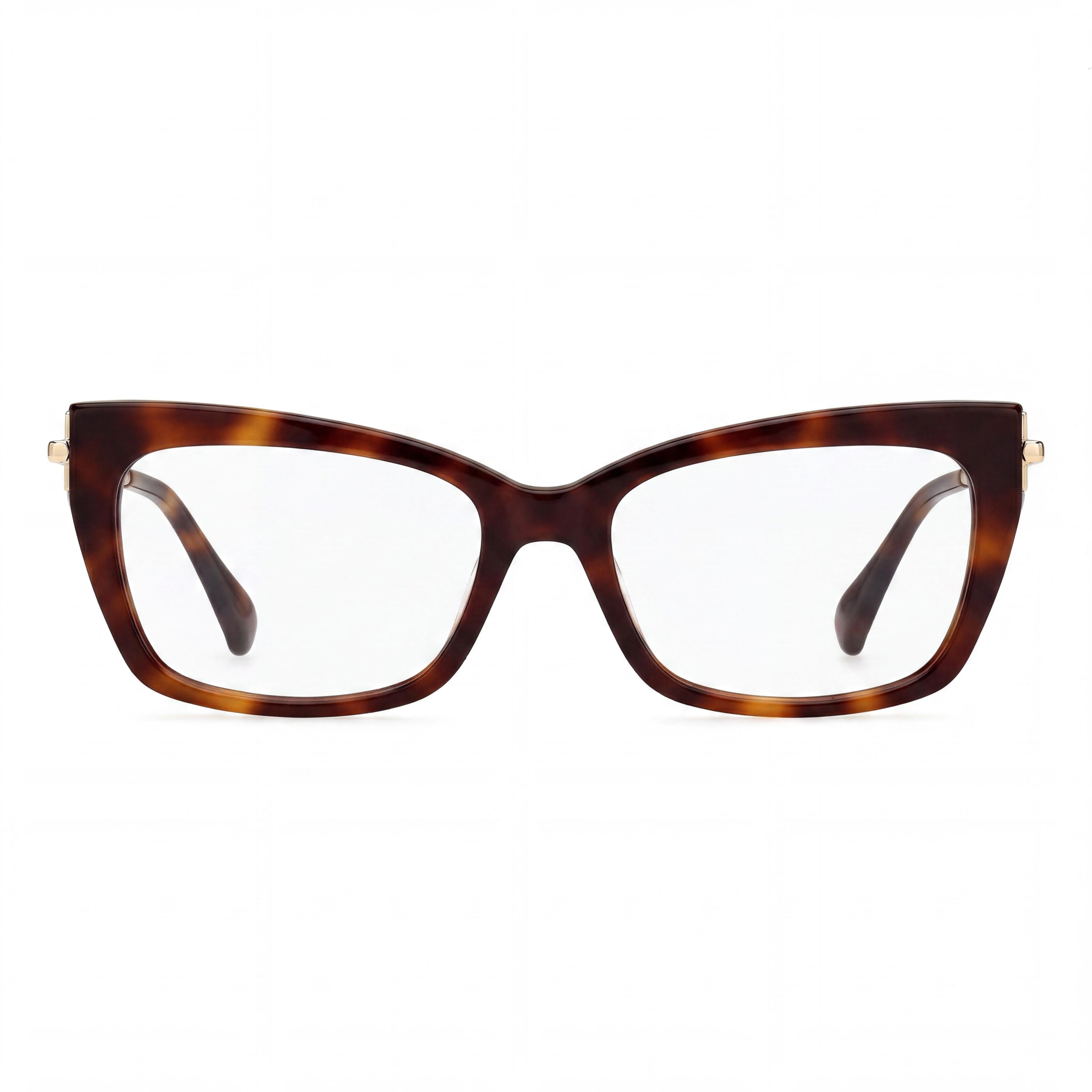 Gafas de sol polarizadas MaxMara para mujer con montura de plástico habana oscuro, lentes multicolor, 53-17-140, Photo 2