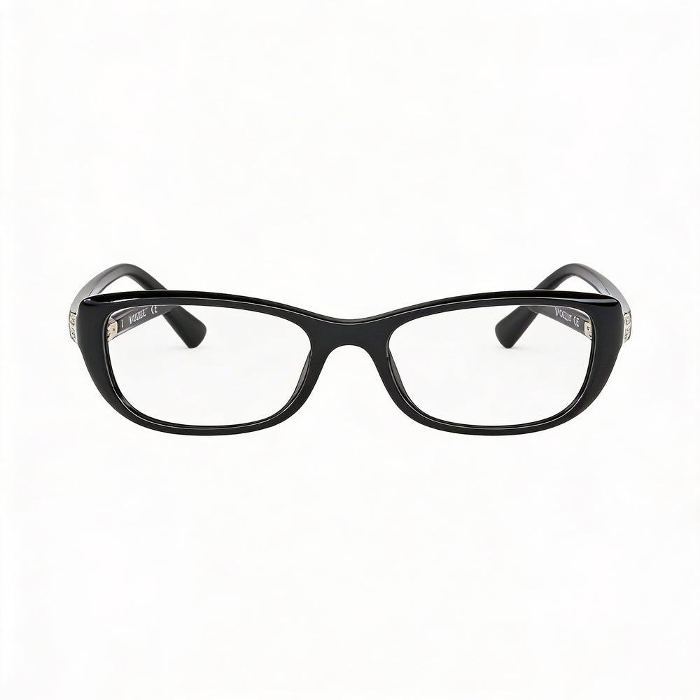 Gafas Vogue Eyewear Vo 5191b para mujer, armazón de plástico negro con lentes transparentes, sin graduación, 50 mm