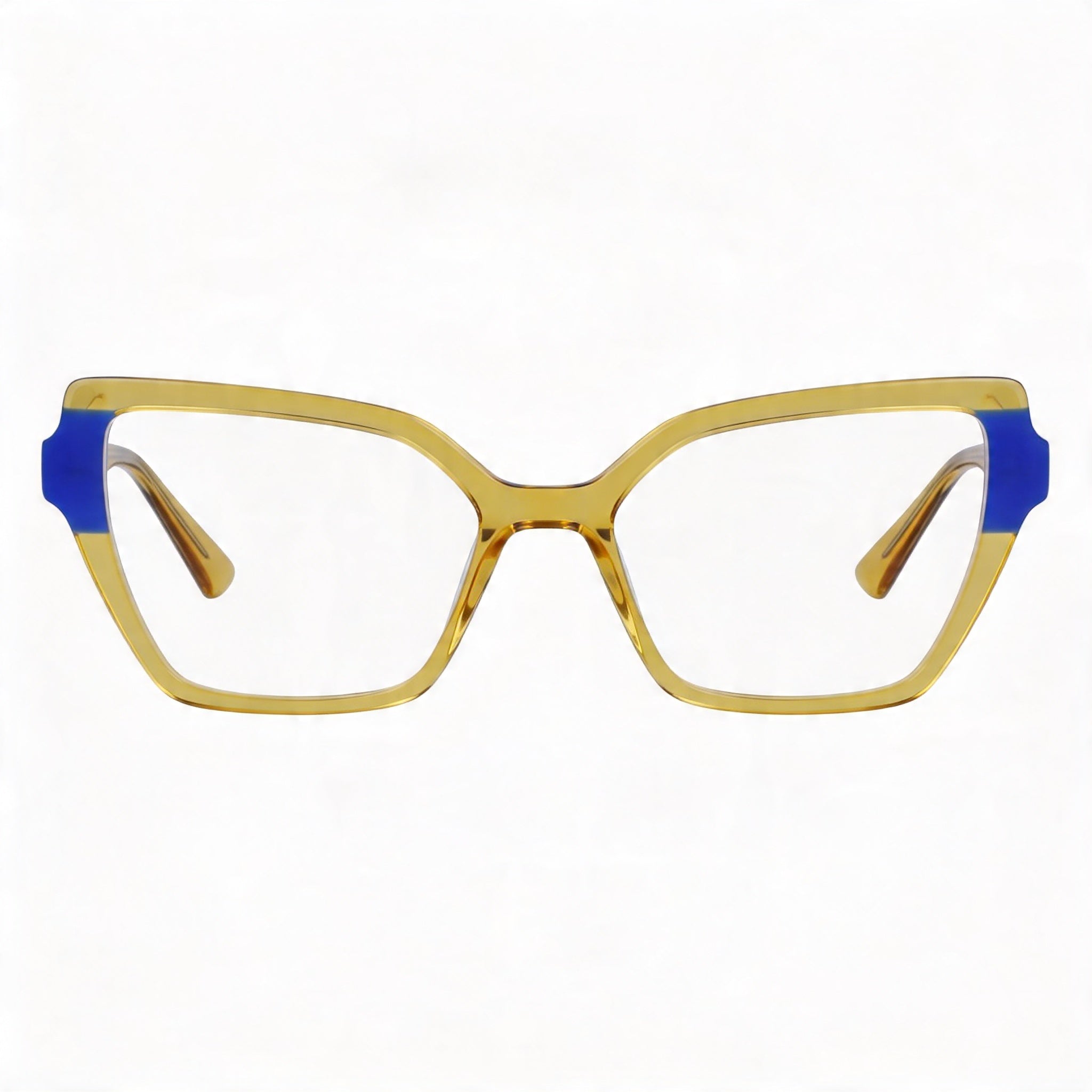 KARL LAGERFELD Modern Women's Acetate Frame with Caramel Blue Finish Polycarbonate Lens Sunglasses 53mm, Photo 2
