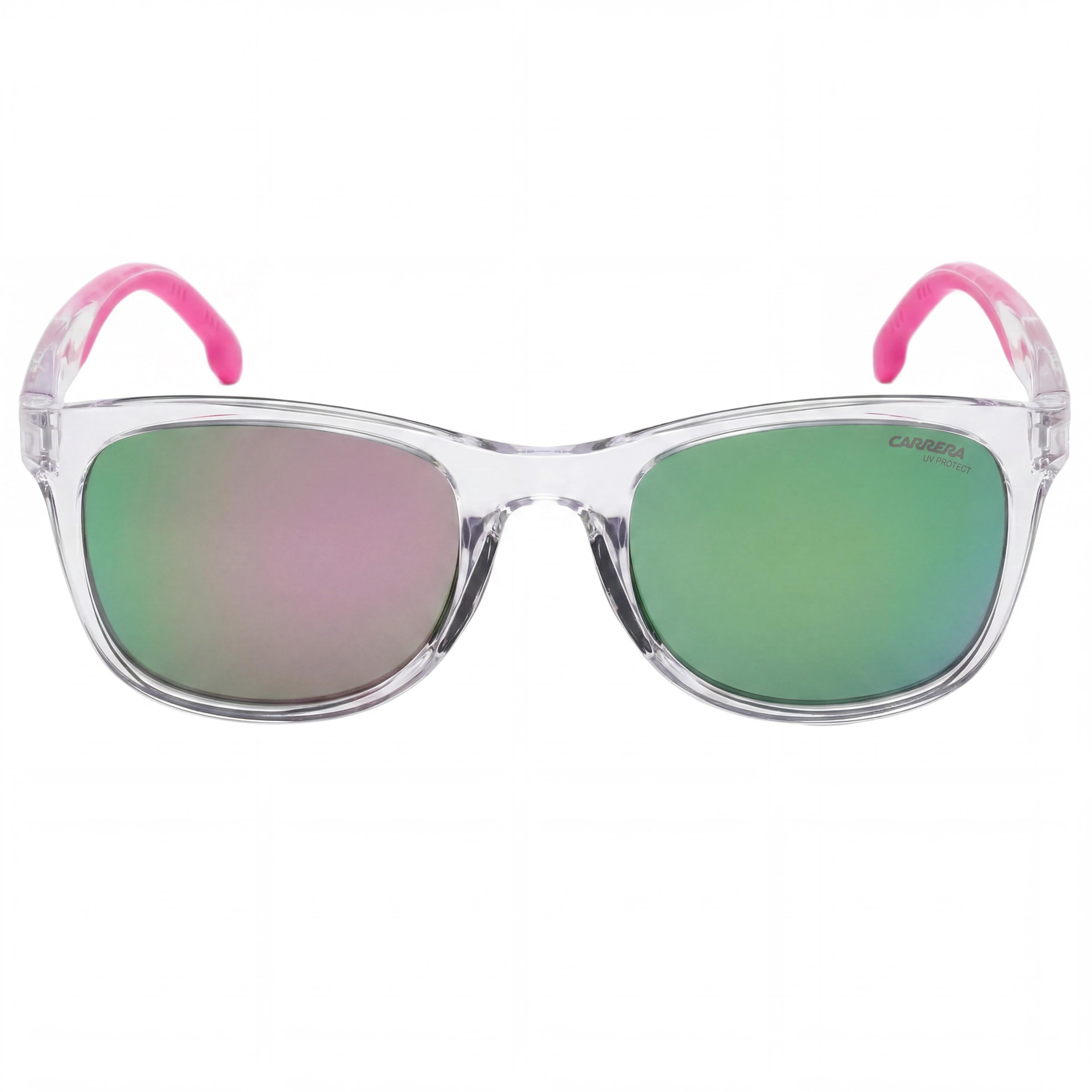 Carrera 8054/S Gafas de sol unisex con montura de poliamida blanca transparente y protección UV de cristal de 52 mm, Photo 2