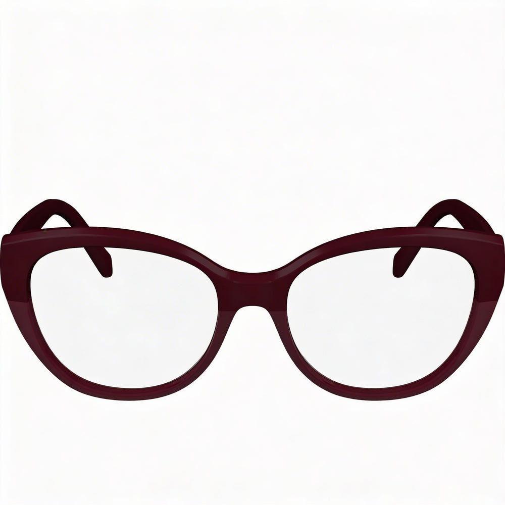 Ferragamo Sf2970 Unisex Burgundy Metal Frame Eyeglasses with 53mm Lens Width, 17mm Bridge, 140mm Temple Length