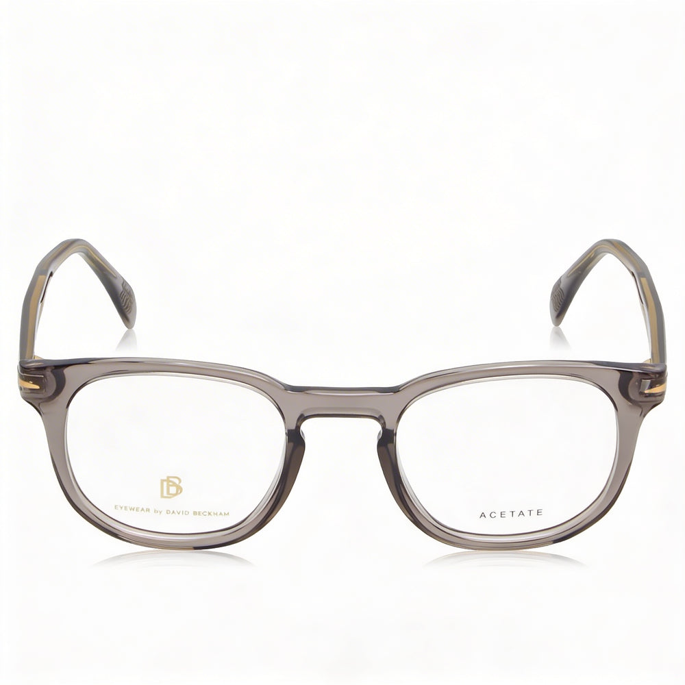 David Beckham Db 1072 Men's Grey Plastic Eyeglasses with 50mm Lens Width, 22mm Bridge Width, 145mm Temple Length
