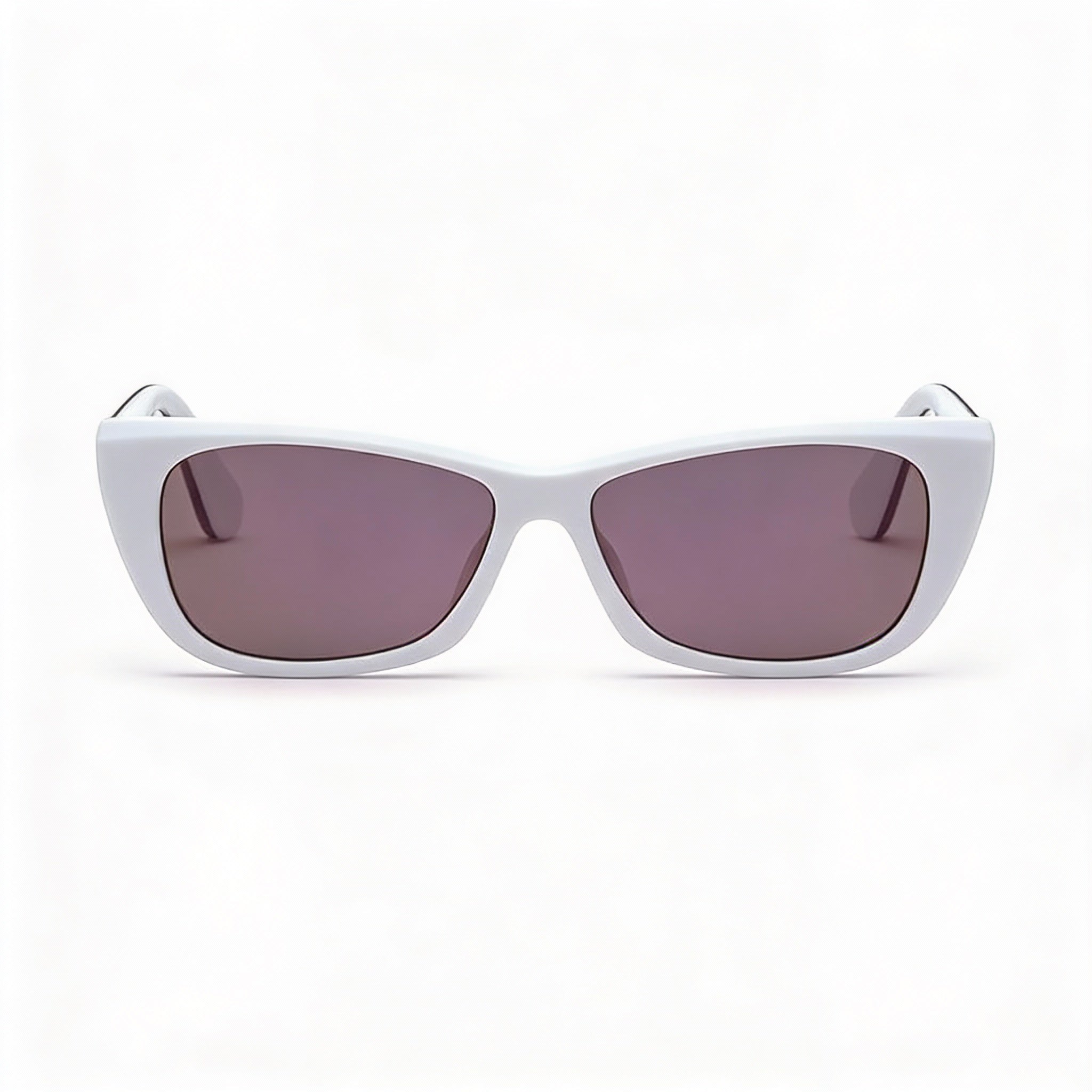 adidas Originals Contemporaneo Women's Plastic Frame Sunglasses, White Black, UV Protection, 55mm, Photo 1