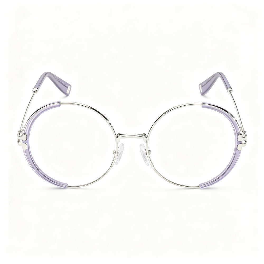 Gafas Marc Jacobs Mj 1093 Palladiuviol para mujer con montura metálica y montura completa, ancho de lente de 55 mm
