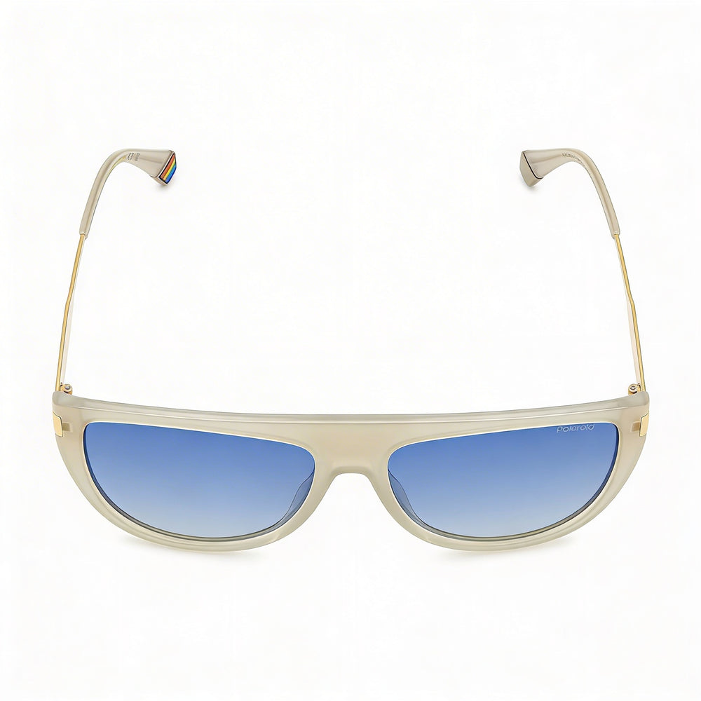 Gafas de sol Polaroid PLD 6221/S/X para mujer, de policarbonato ecológico beige, con protección UV 100%, 57 mm