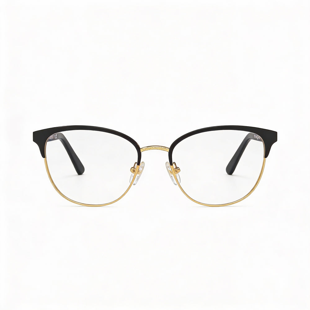 Ray-Ban Vo 4088 Women's Black/Gold Plastic Optical Eyeglass Frames with 50mm Lens Width, 18mm Bridge, 140mm Temples