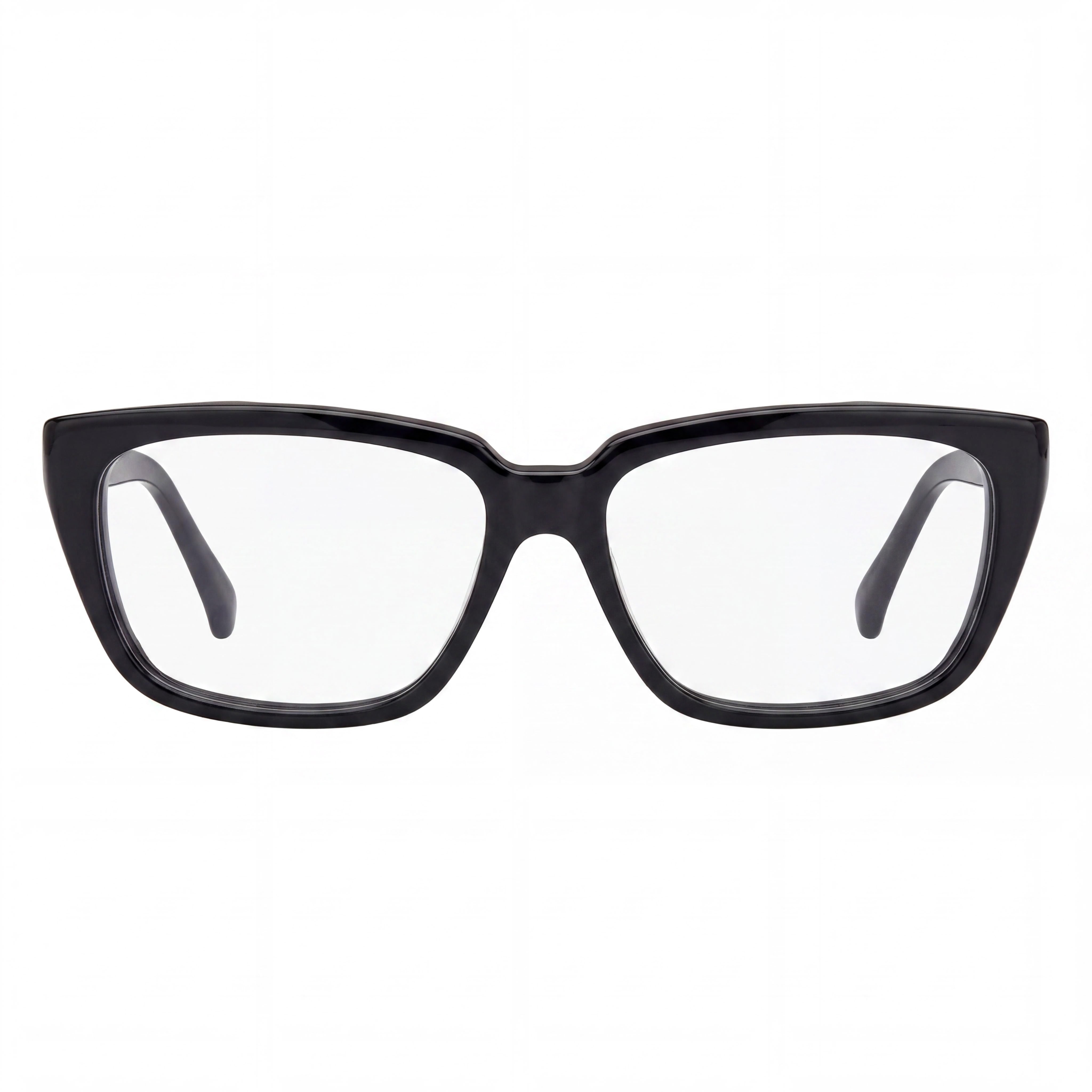 Gafas de mujer MaxMara MM5112 con montura oftálmica de plástico negro brillante, ancho de lente 54mm, Photo 2