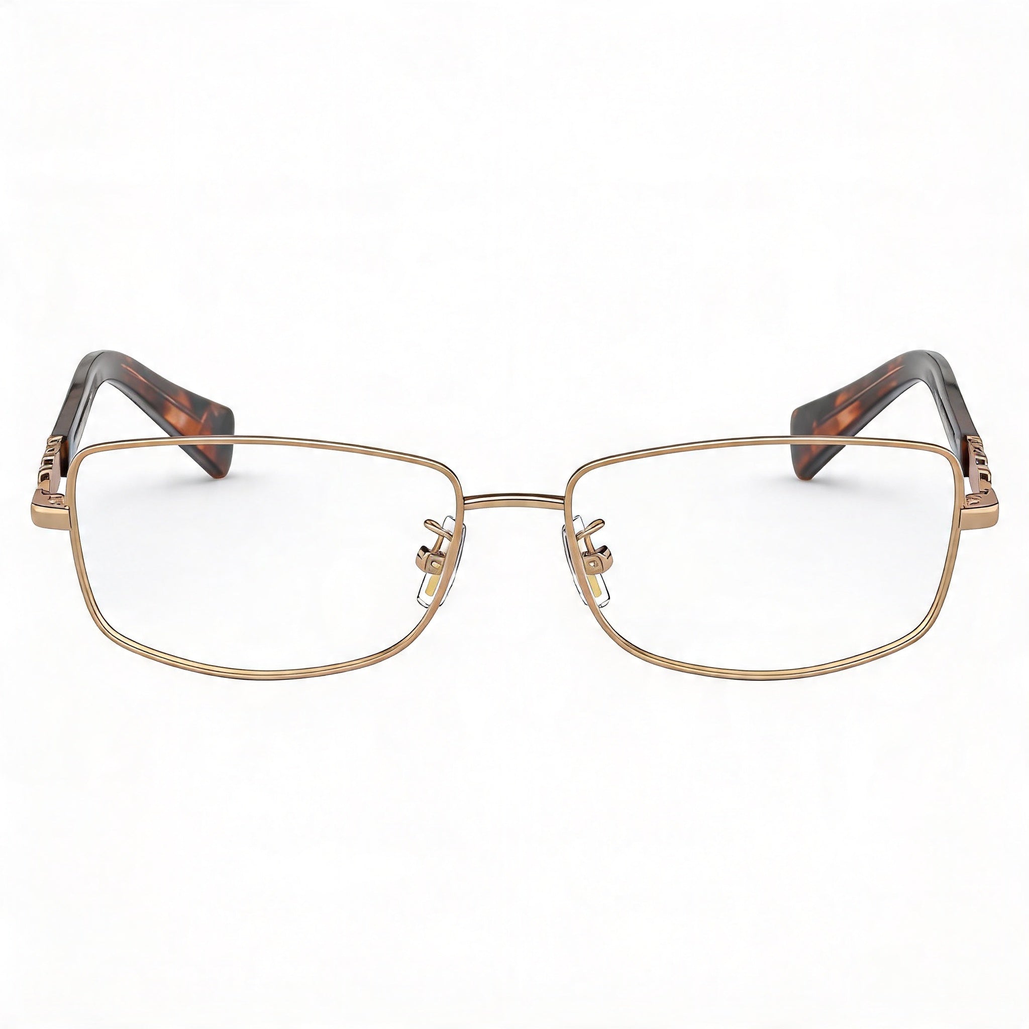 Gafas de ver rectangulares COACH Hc 5110b para mujer con montura de metal oro rosa, tamaño 54 mm, Photo 1