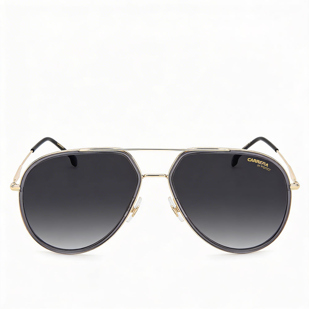 Carrera 295/S Unisex Pilot Grey Metal Polarized Grey Shaded 100% UV Protection Sunglasses 58mm