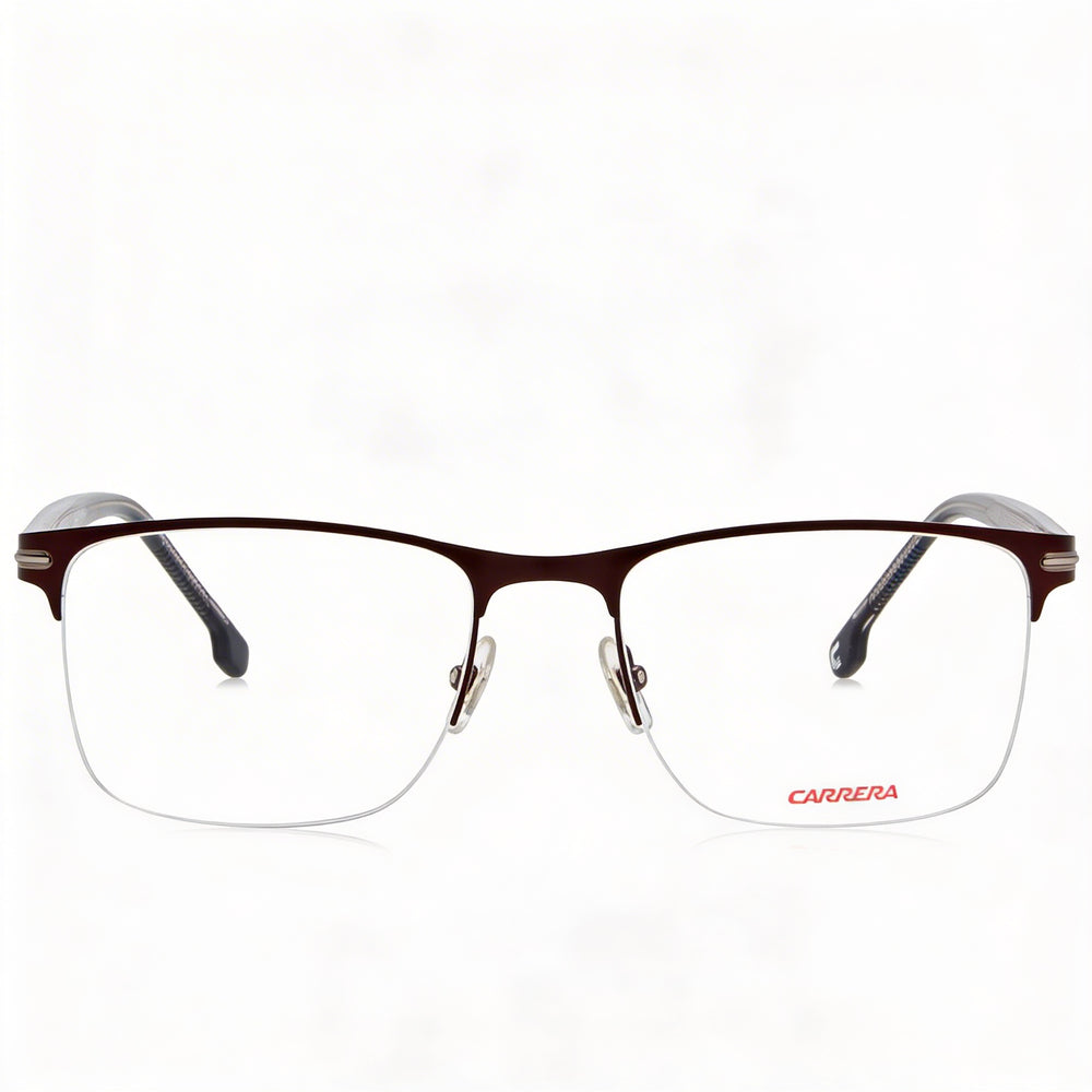 Carrera Modern Unisex Sunglasses Matte Brown Alloy Steel Frame Non-Polarized Polycarbonate Lenses 55mm