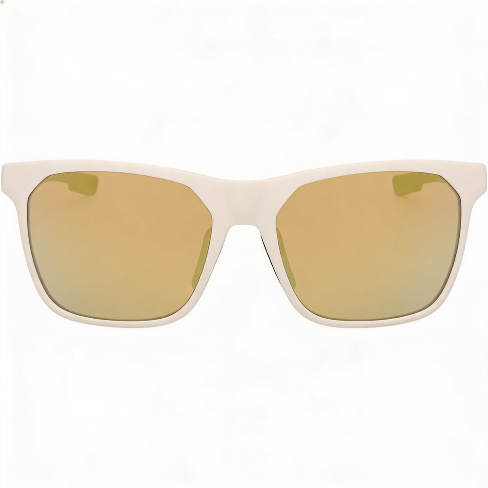 Adidas Injected Sunglasses Unisex White/Brown Plastic Frame Brown Polarized Lenses Lens Width 55mm