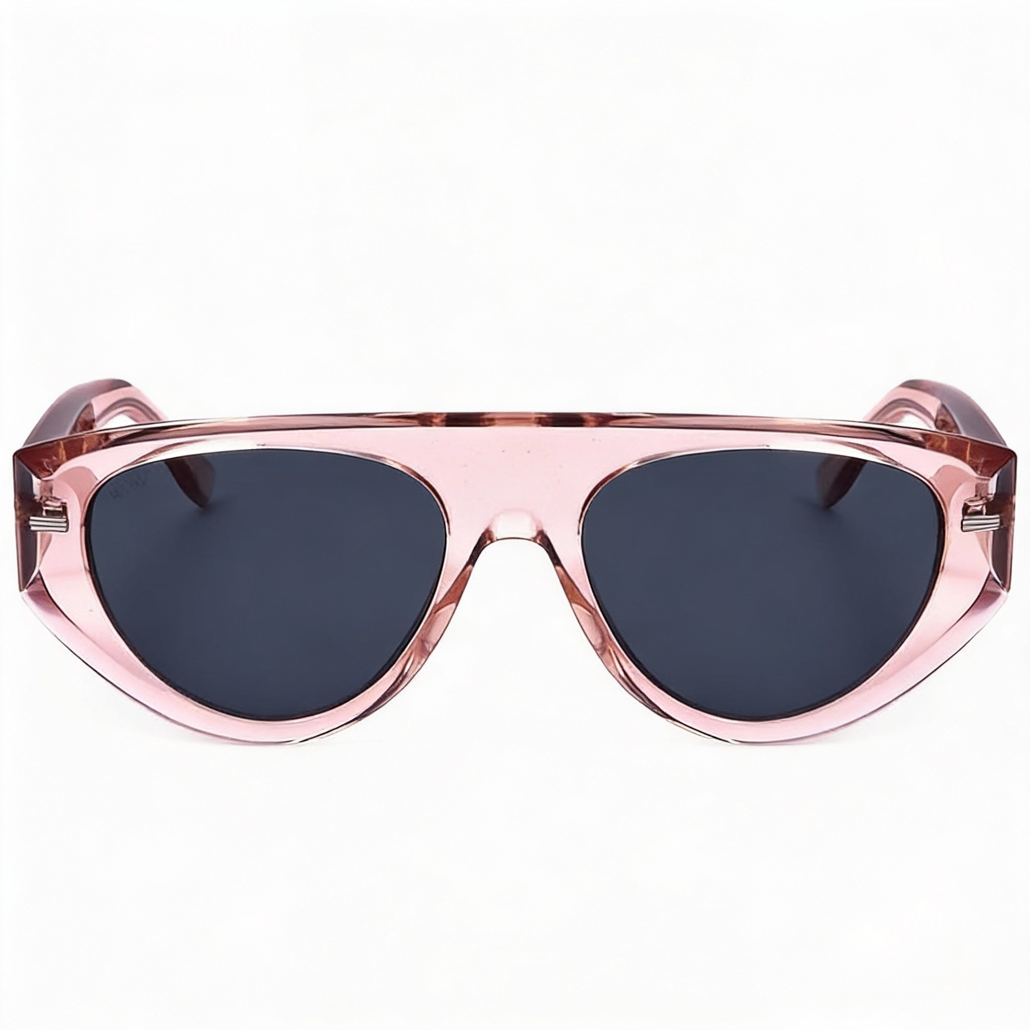 Gafas de sol unisex casuales Boss 1443/s con montura de aceite ecológico y lentes de policarbonato rosa de 56 mm, Photo 2