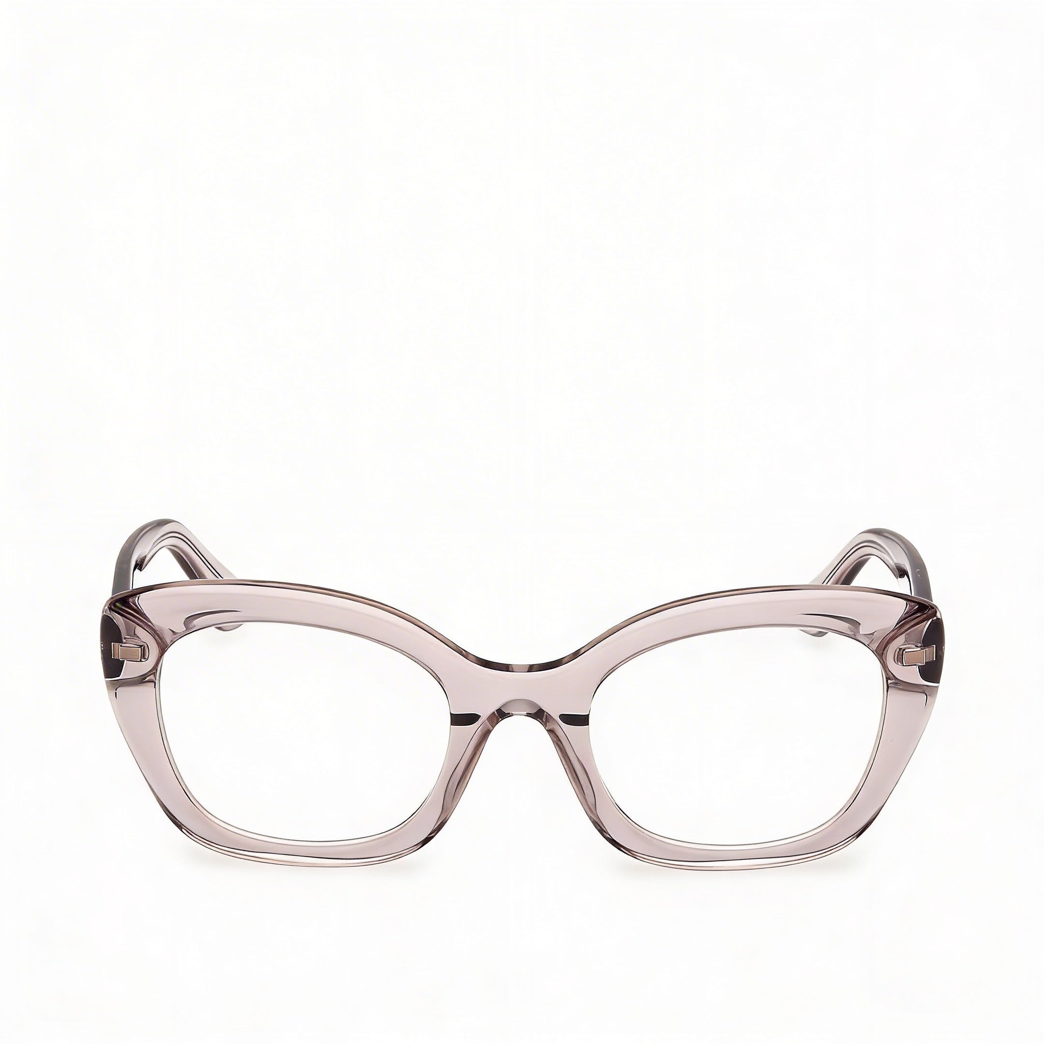 Guess Gu50225 Women's Shiny Grey Plastic Eyewear with Transparent Non- Polycarbonate Lenses, 51mm Lens Width, Photo 2