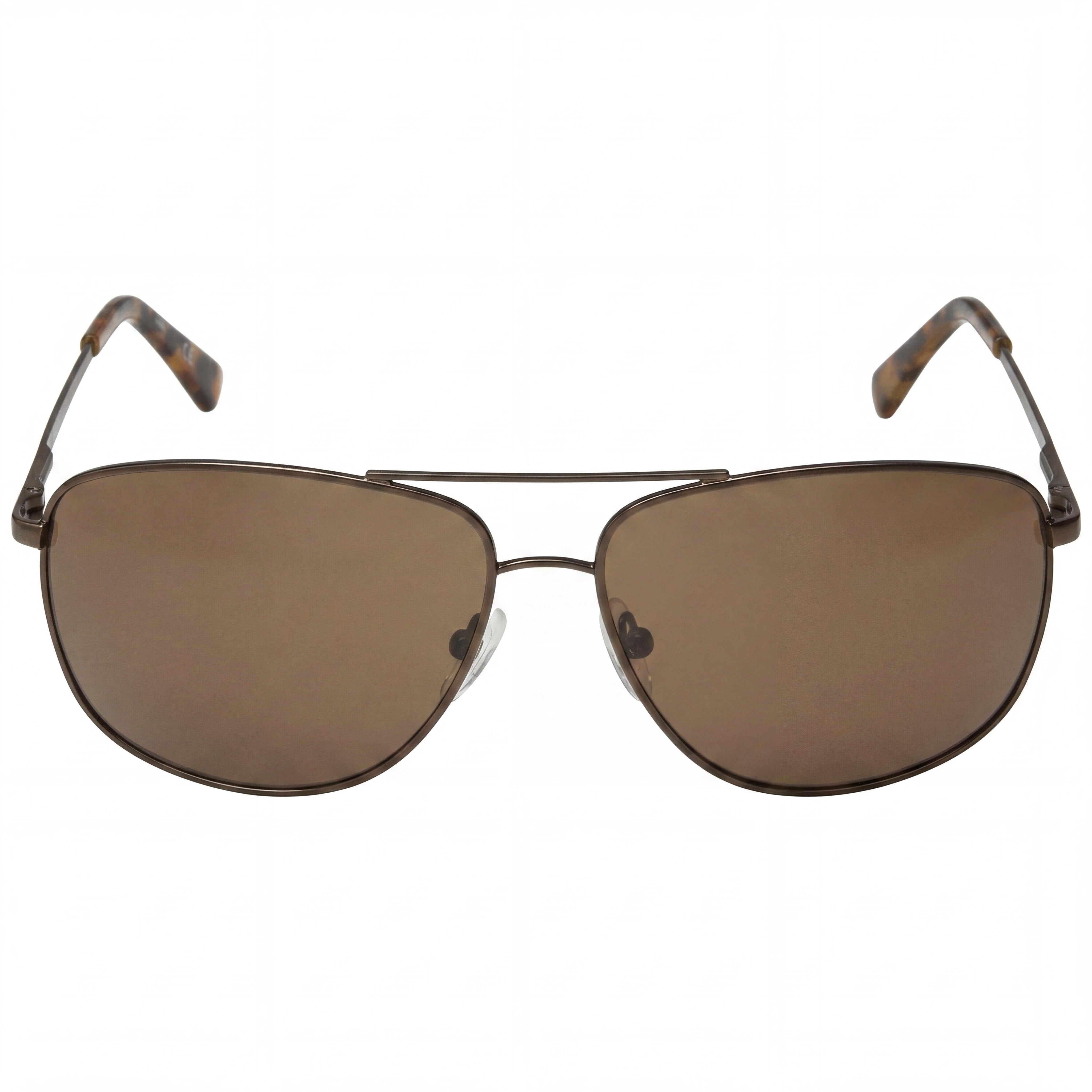 Calvin Klein Ck19137s Lentes de Sol para Hombre, Armazón de Metal Navegador Marrón, Lentes Marrones con Protección UV No Polarizadas 63mm, Photo 2