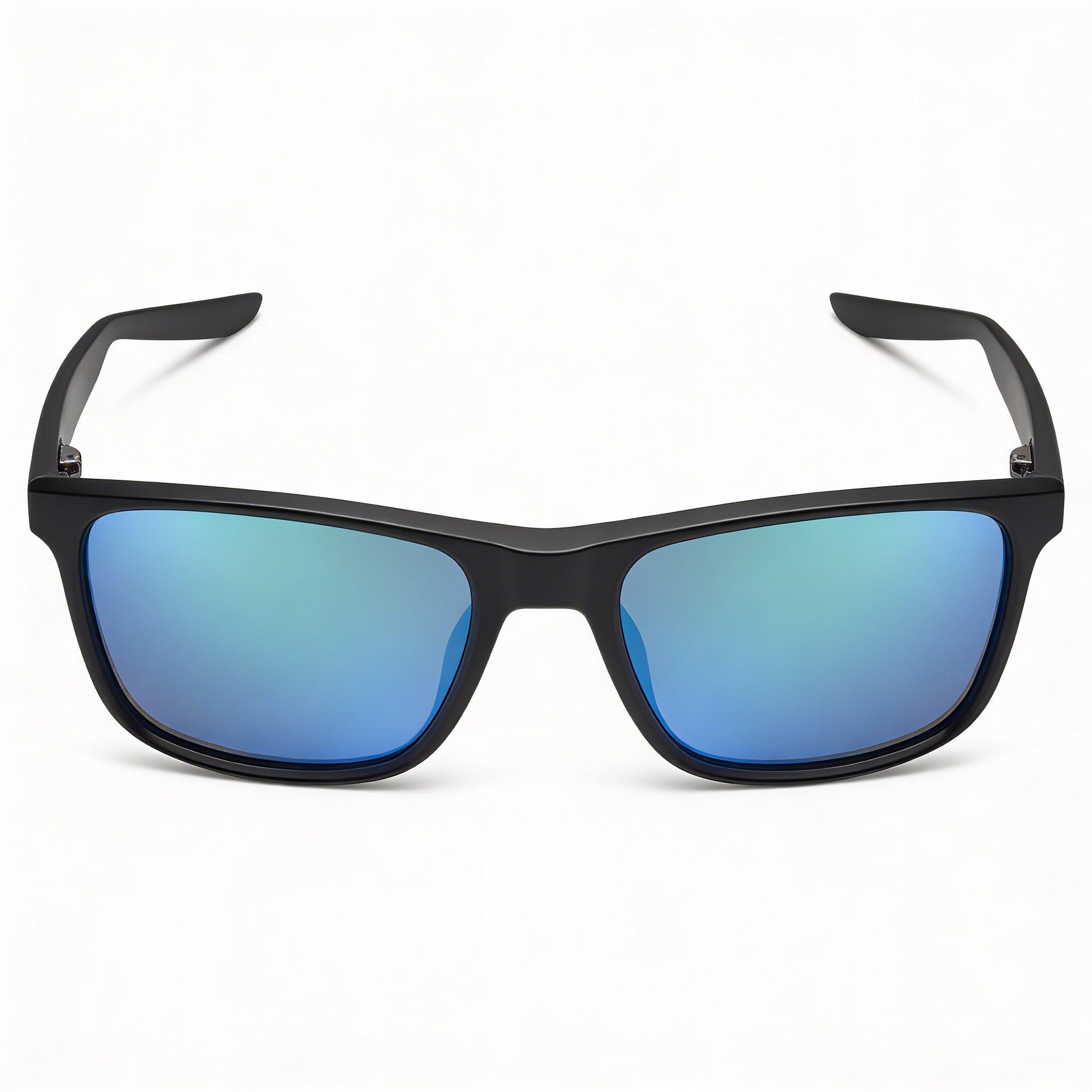 Nike Wayfarers Unisex Nylon Frame Sunglasses Matte Seaweed with Grey Green Mirror Lenses UV Protection 57mm, Photo 2