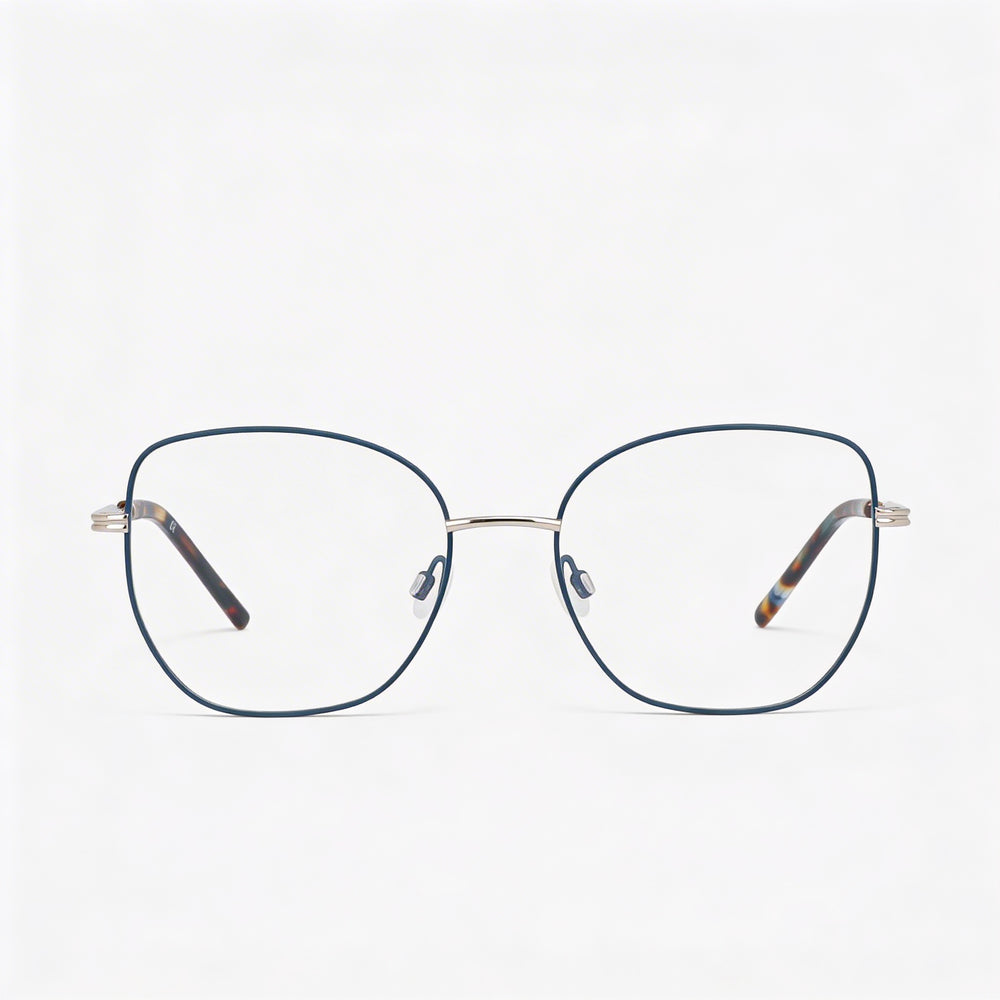 Gafas de sol DKNY DK1034 para mujer, estilo casual, con montura metálica y lentes de policarbonato no polarizadas, color verde azulado/plateado, 51 mm
