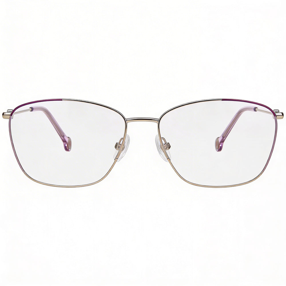 Gafas de sol Carolina Herrera CH 0060 para mujer, de acero aleado, color violeta dorado, 57 mm