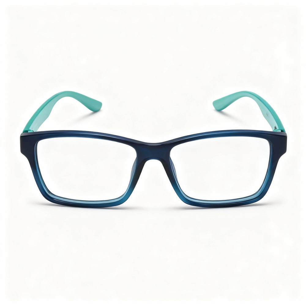 Gafas de acetato rectangulares Lacoste L3803b para niña con montura completa y lentes de policarbonato, color negro, 51 mm