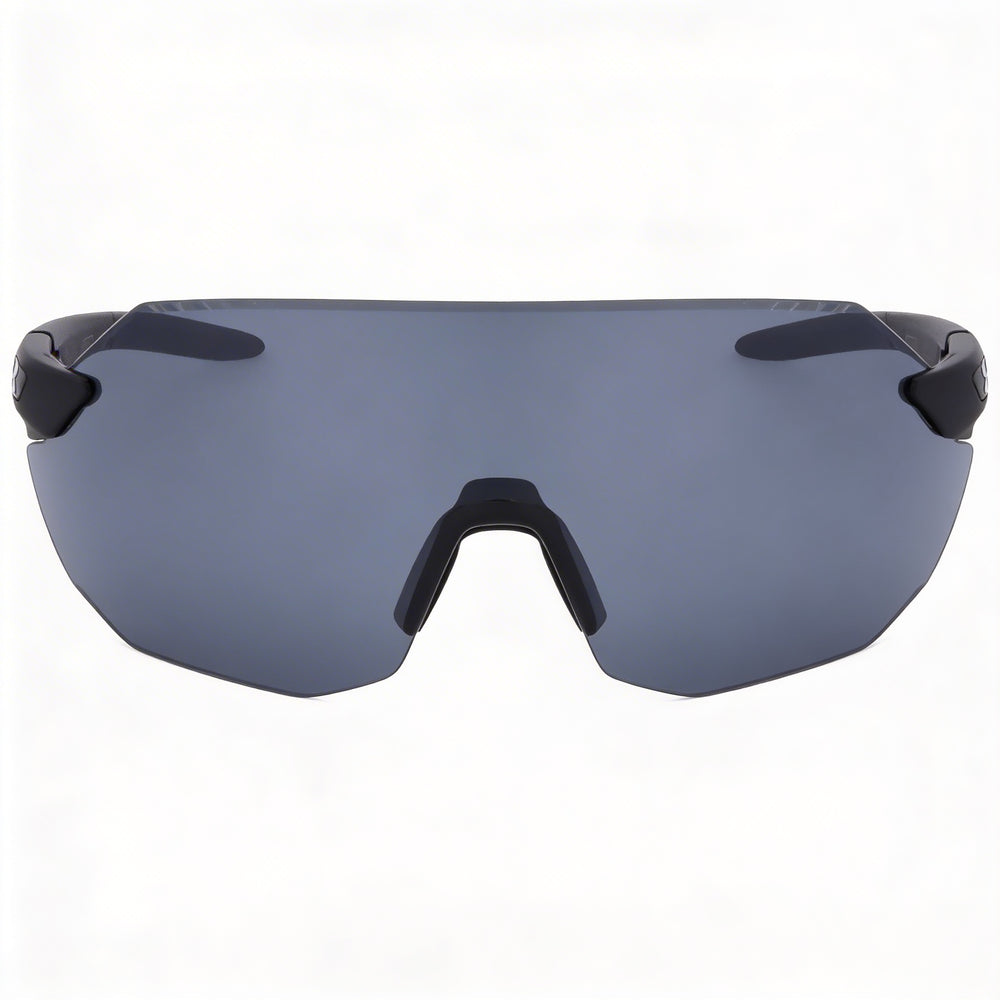 Under Armour Classic Unisex Sunglasses, Matte Black Polycarbonate Frame, UV Protection, Grey Lenses 99mm