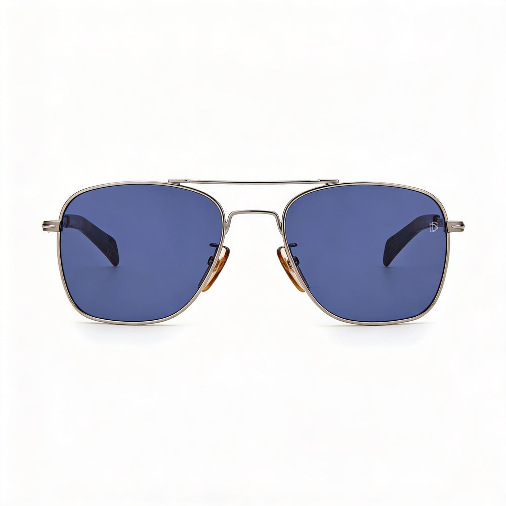 David Beckham Db 7019/S Unisex Metal Navigator Sunglasses, 100% UV Protection, Ruthenium, 55mm