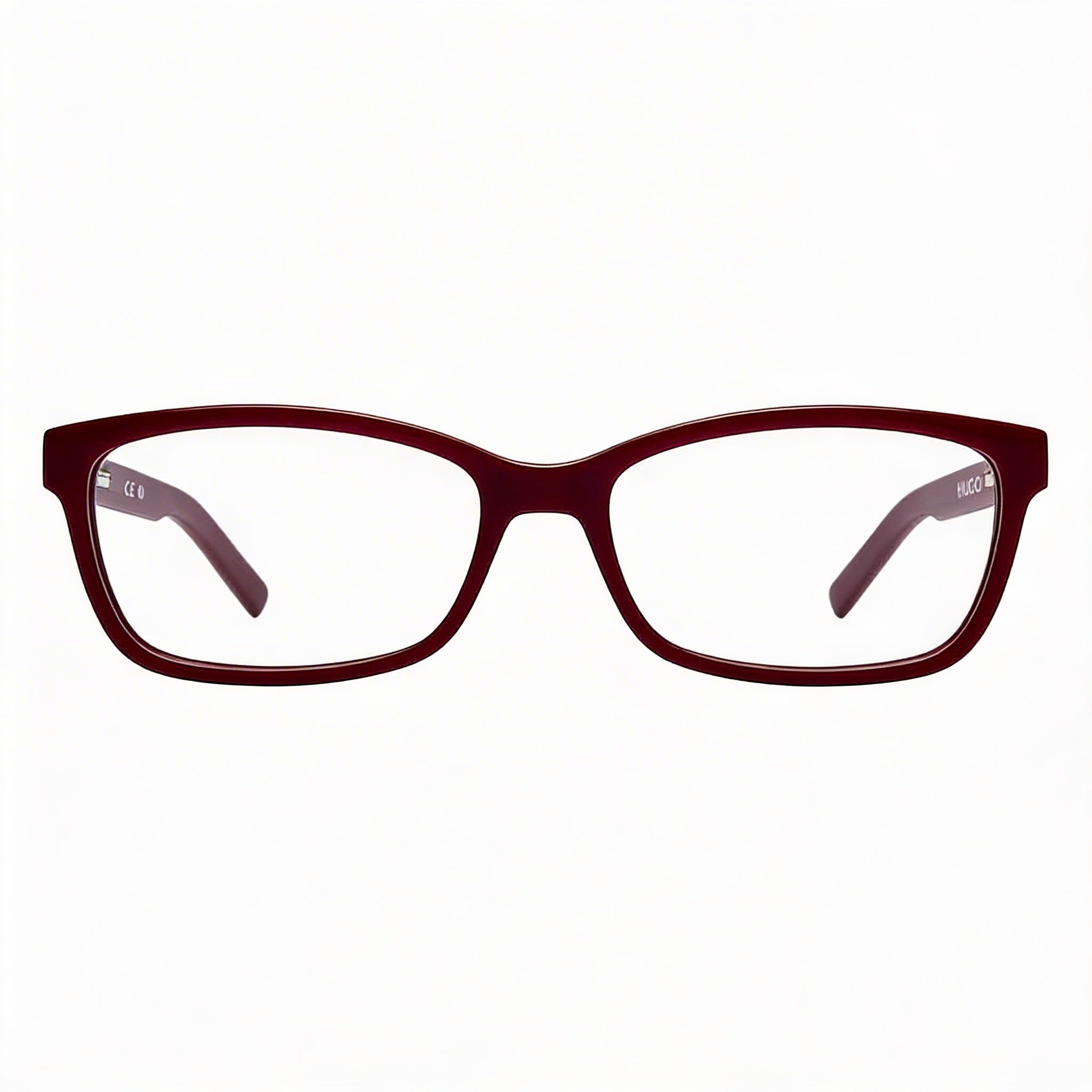 Hugo Boss Hg 1016 Women's Eyewear, Crafted from Burgundy Acetate, Featuring 53-16-145mm Frame Sizing, Photo 2