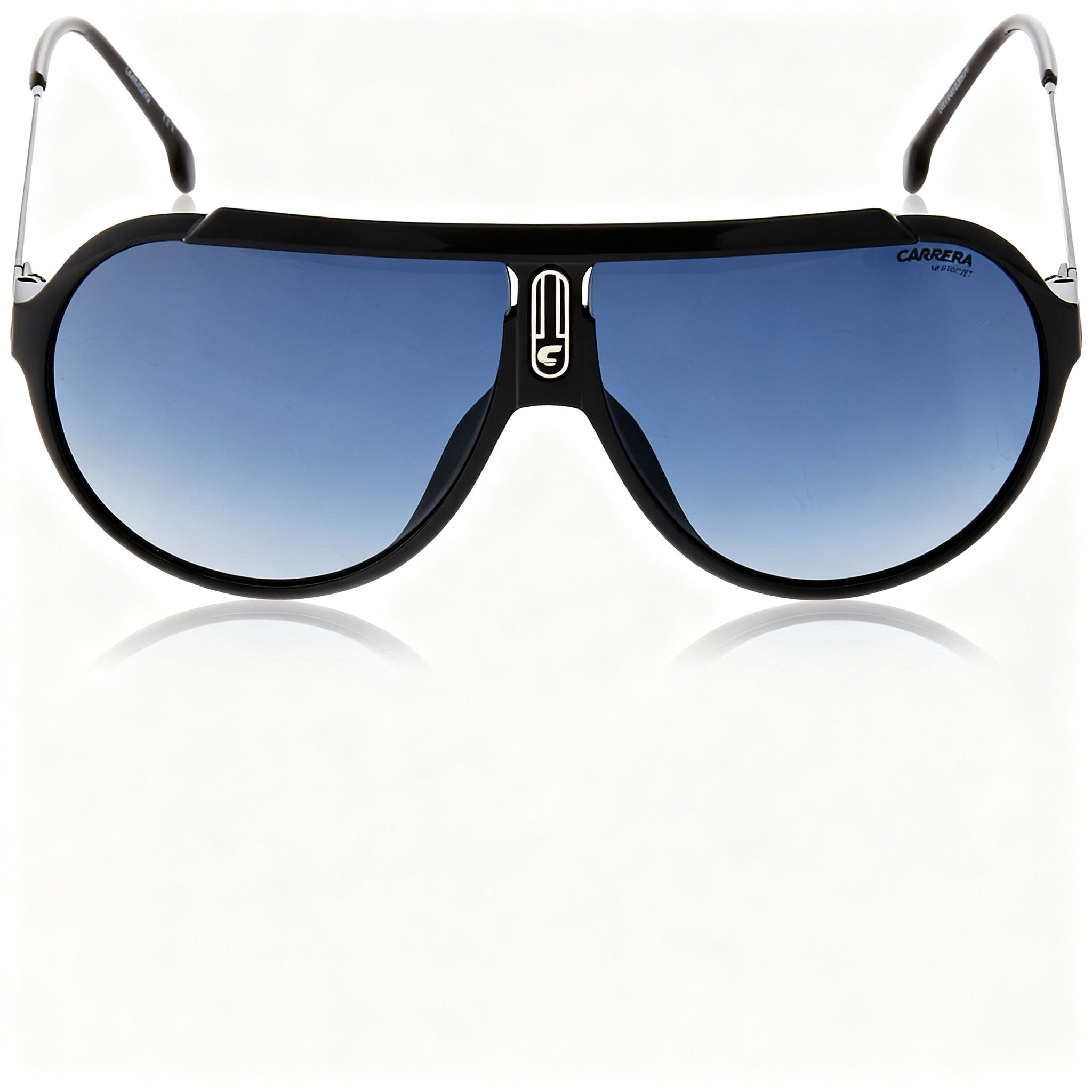 Carrera Endurance65/N Unisex Pilot Sunglasses, Black Palladium Plastic Frame, Gray Shaded Lenses, 63mm