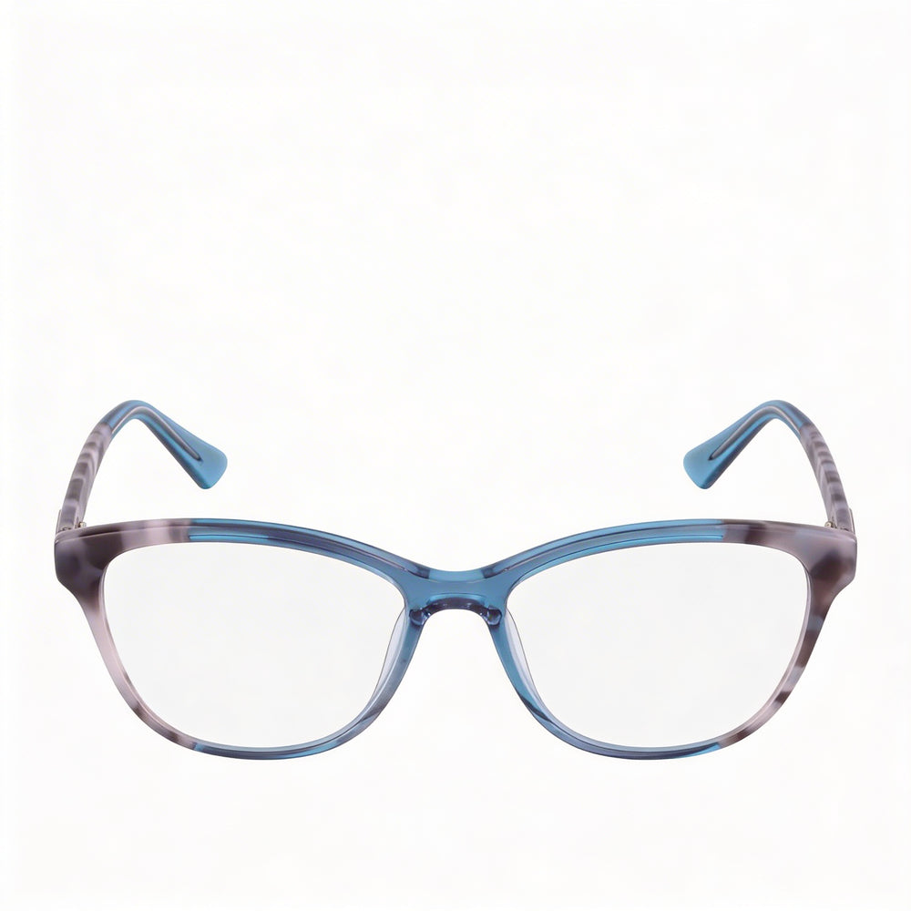 Gafas Anne Klein Ak5069 de hombre con montura metálica ligera y lentes de policarbonato transparente en color pizarra, 53 mm de ancho de lente