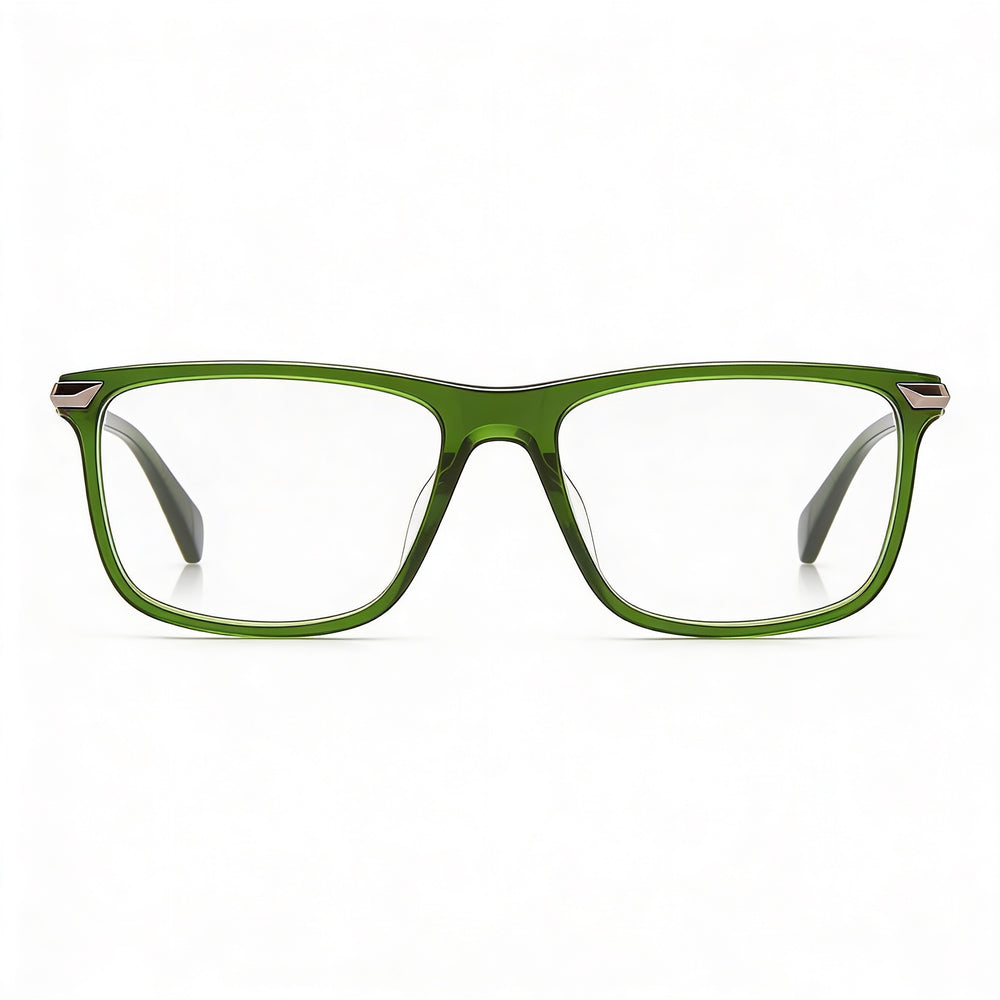Gafas Rag & Bone Modern para mujer, de acetato verde, con lentes de policarbonato no polarizadas verdes, 53 mm
