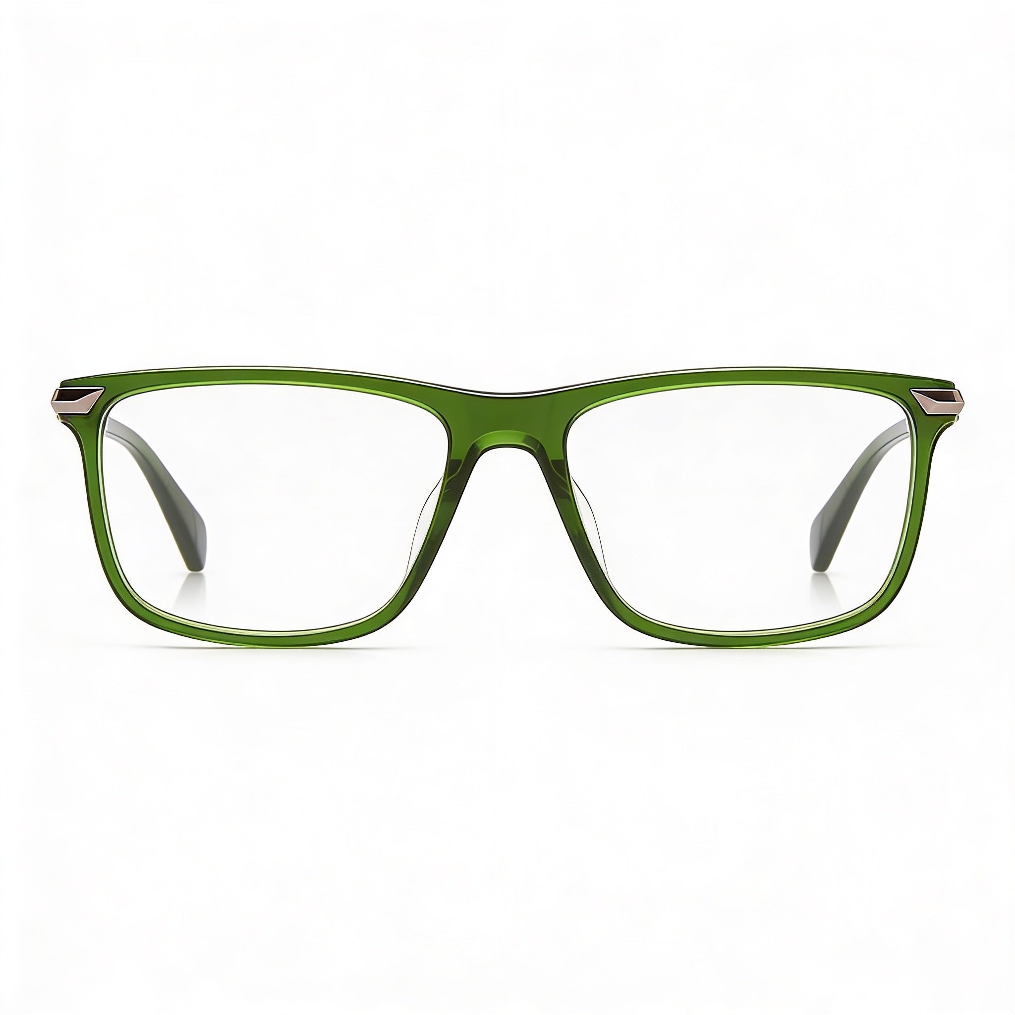 Rag & Bone Modern Women's Acetate Green Eyeglasses with Green Non-Polarised Polycarbonate Lenses, 53mm, Photo 2