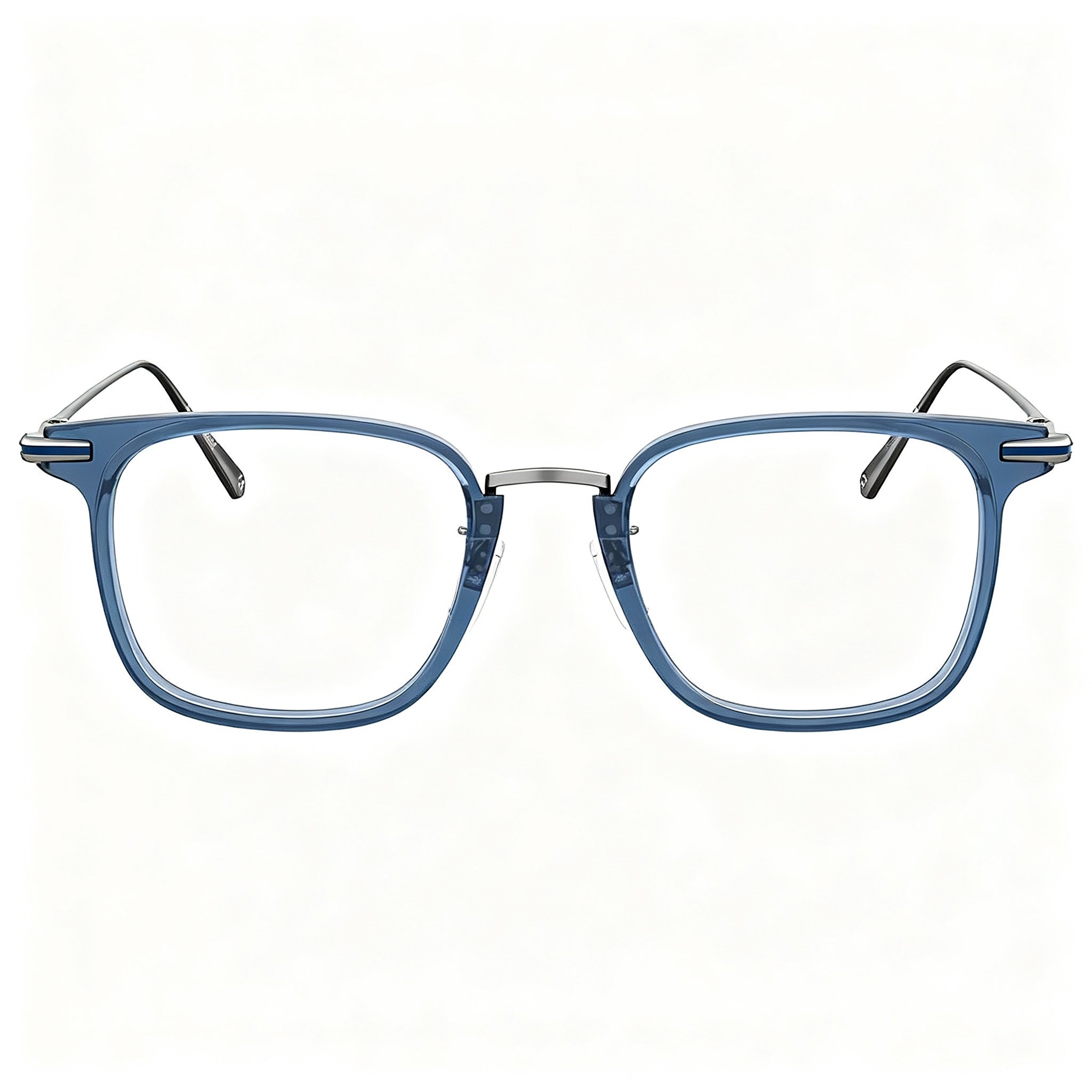 Polaroid Sunglasses Pld D384g Men's Plastic Eyeglasses with Clear Non-Polarized Lenses in Blackue Grey 51mm, Photo 3