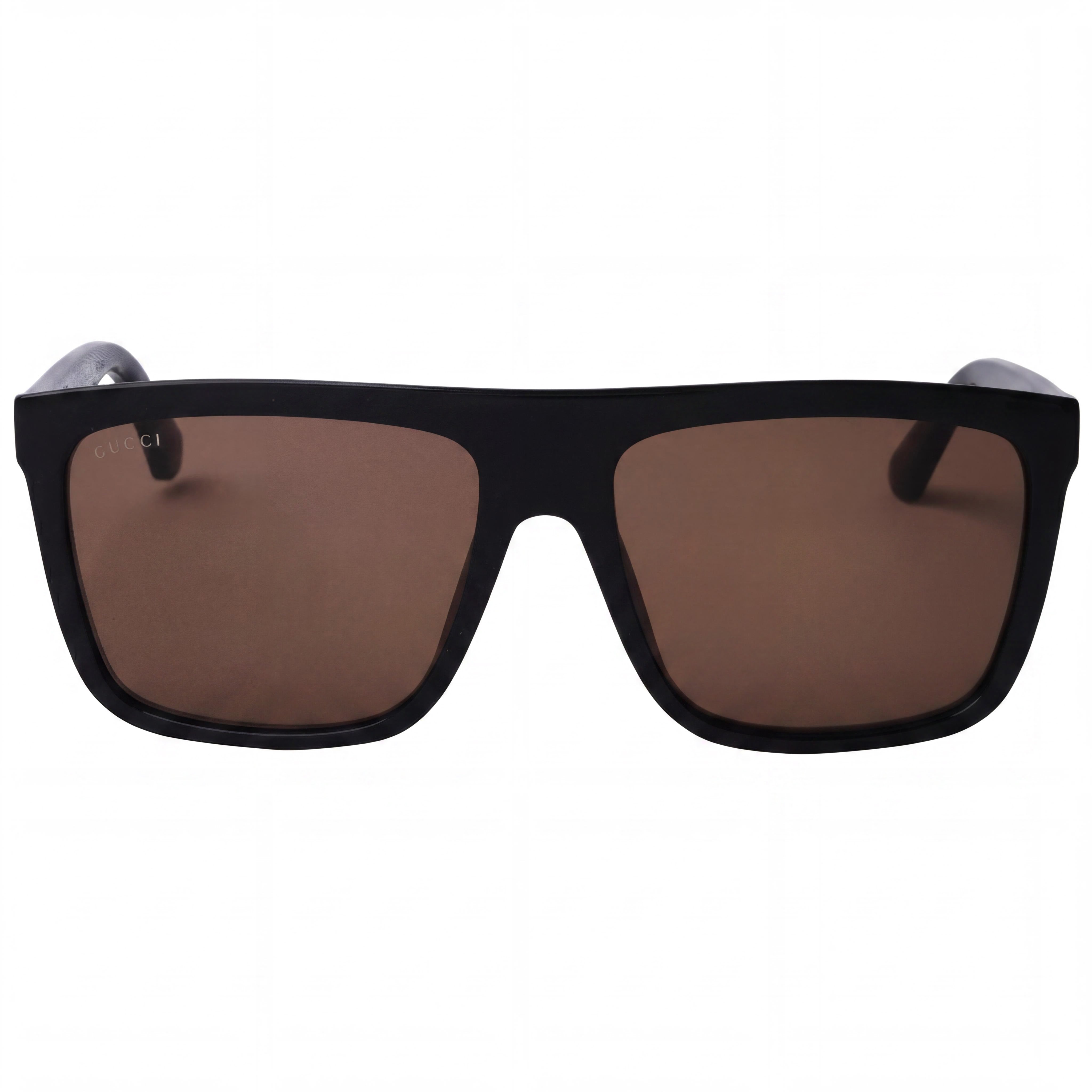 Gucci Women's Gucci Logo GG0748S Injected Plastic Black Brown UV Protected Non-Polarized Sunglasses 59mm, Photo 2