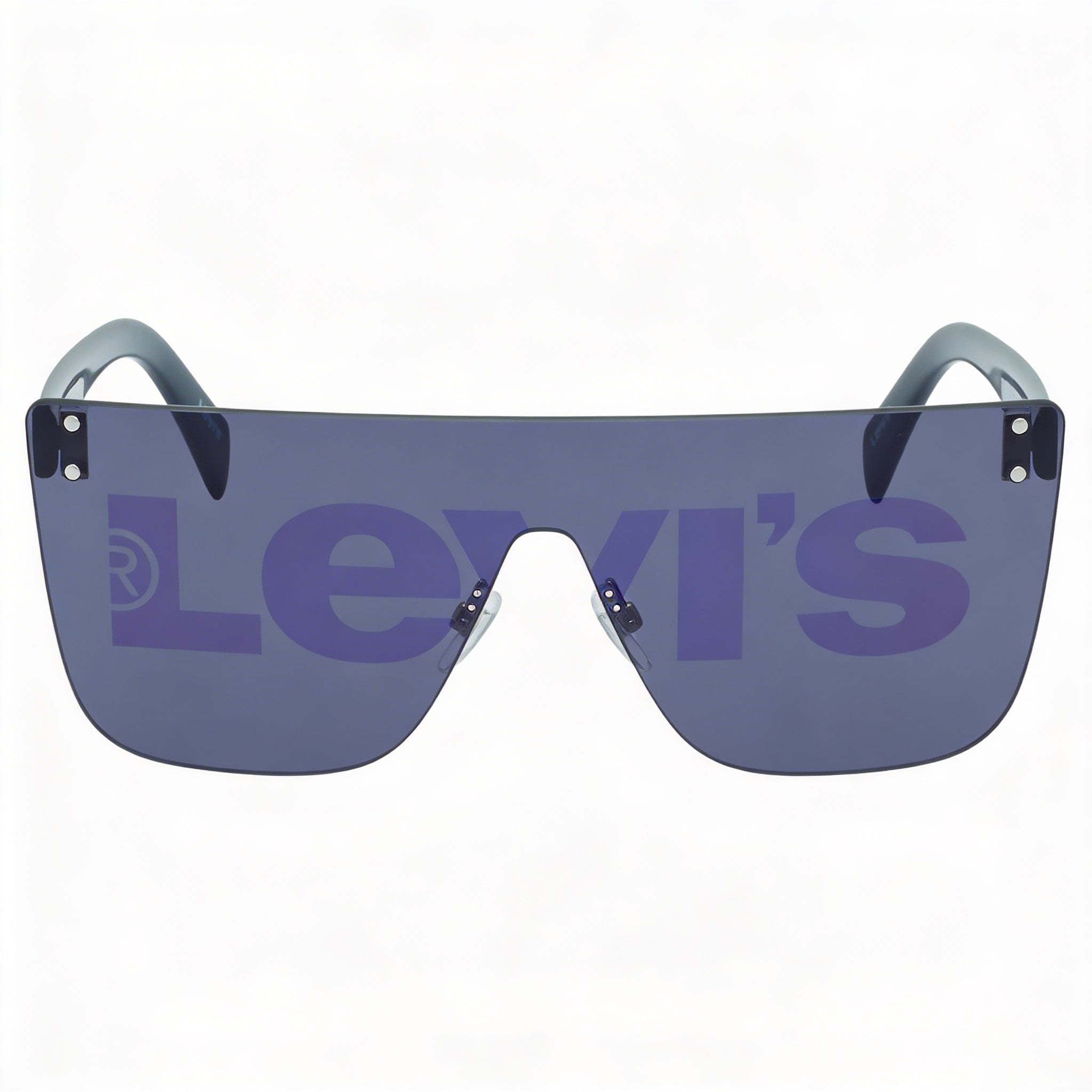Levi's Lv 1001/S Unisex Grey Polyamide Non-Polarized Sunglasses with Blue Lenses, 100% UV Protection 99mm, Photo 2