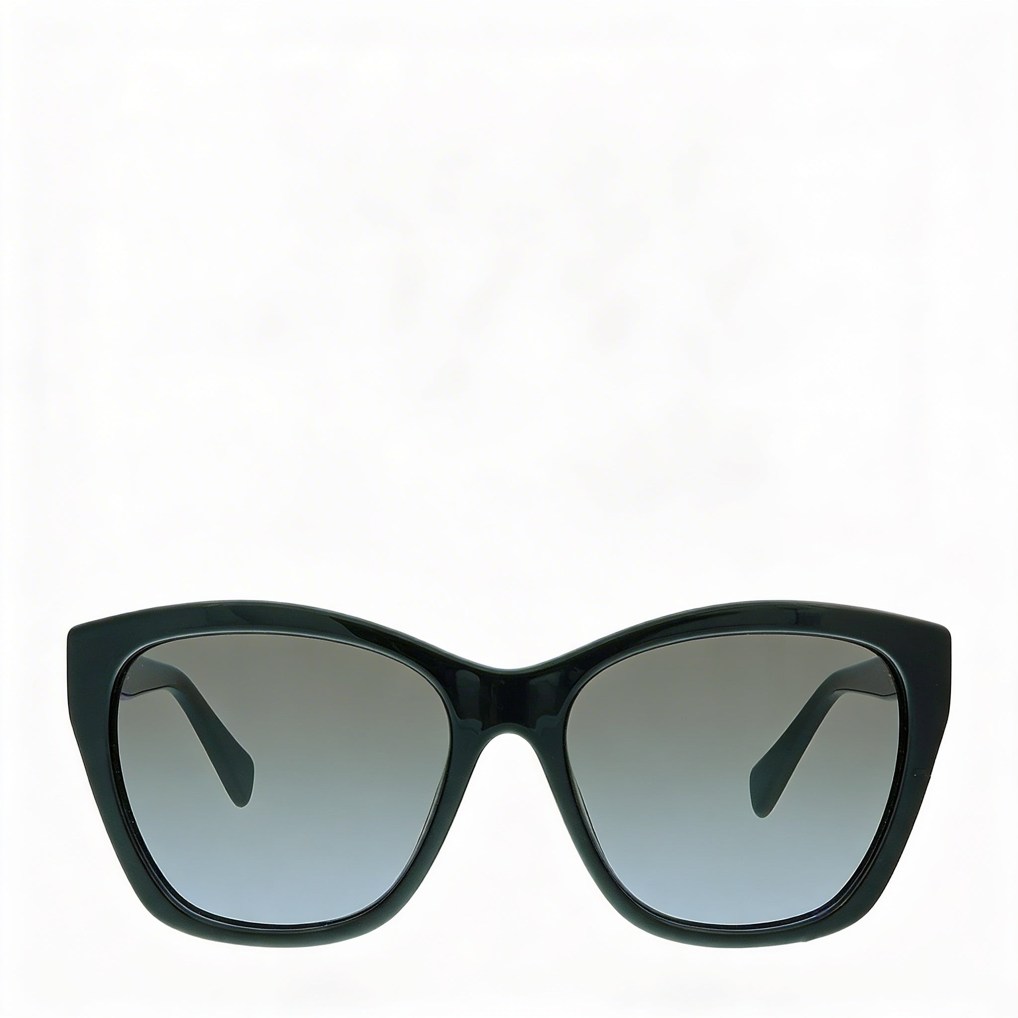 Gafas Ferragamo Classic para mujer, montura de plástico negro con lentes grises degradadas con protección UV de 56 mm, Photo 2
