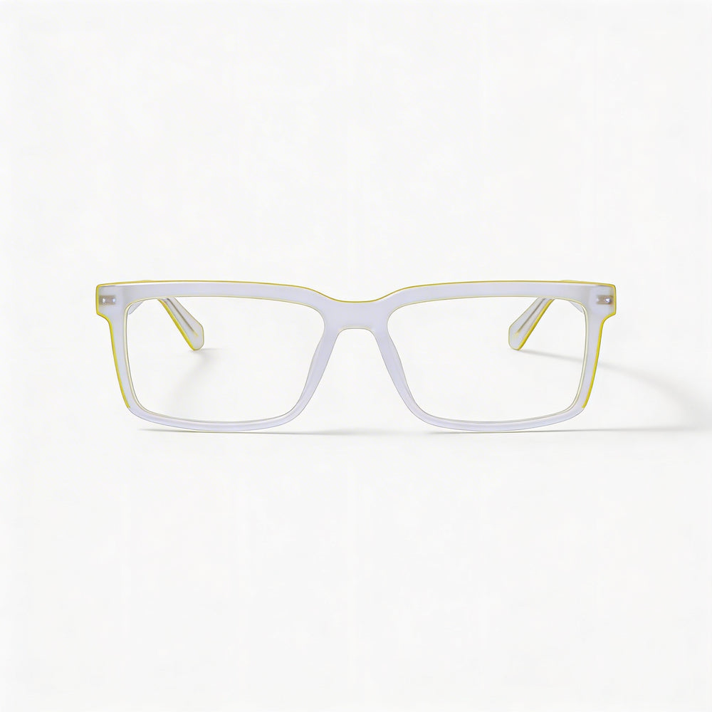 Calvin Klein Jeans Moderno Unisexo de Montura Inyectada Transparente Cristalina 55mm