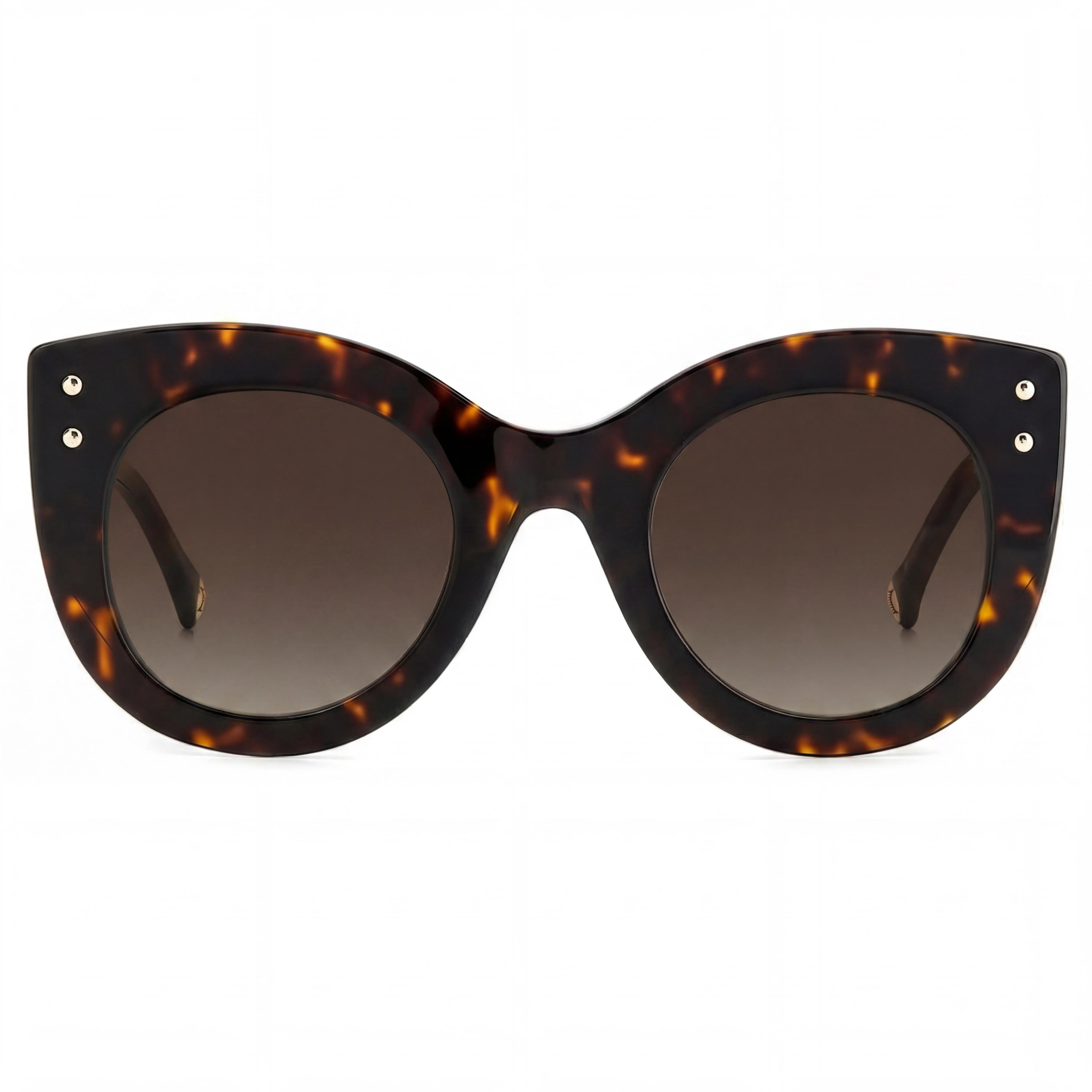 Gafas de sol clásicas de plástico Carolina Herrera HER 0127/S para mujer con protección UV, color habana blanco y marrón degradado, 50-26-145mm, Photo 2