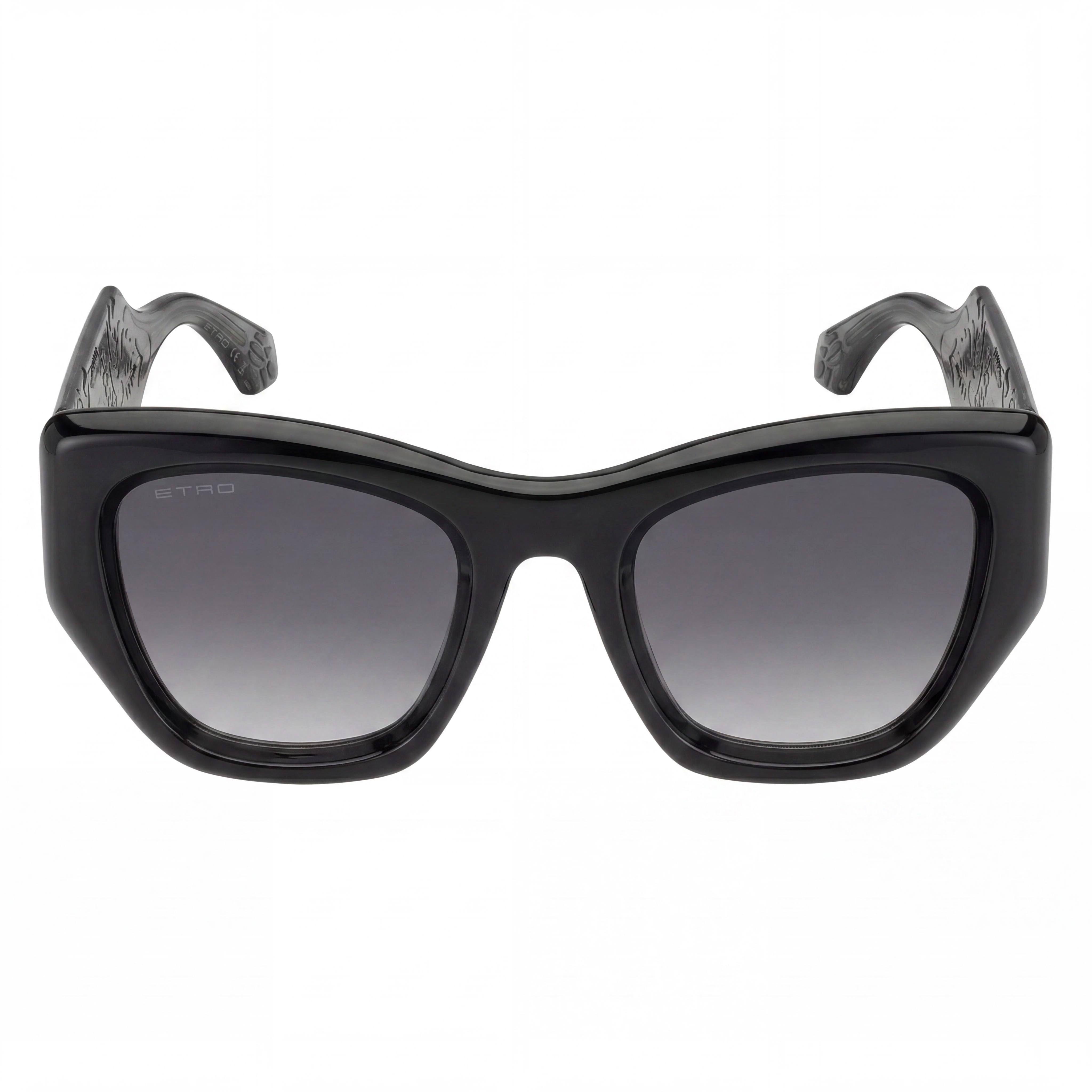 Etro Casual Unisex Polyamide Sunglasses, Gray Frame, Dark Grey Shaded Non-Polarized Lenses 51mm, Photo 2