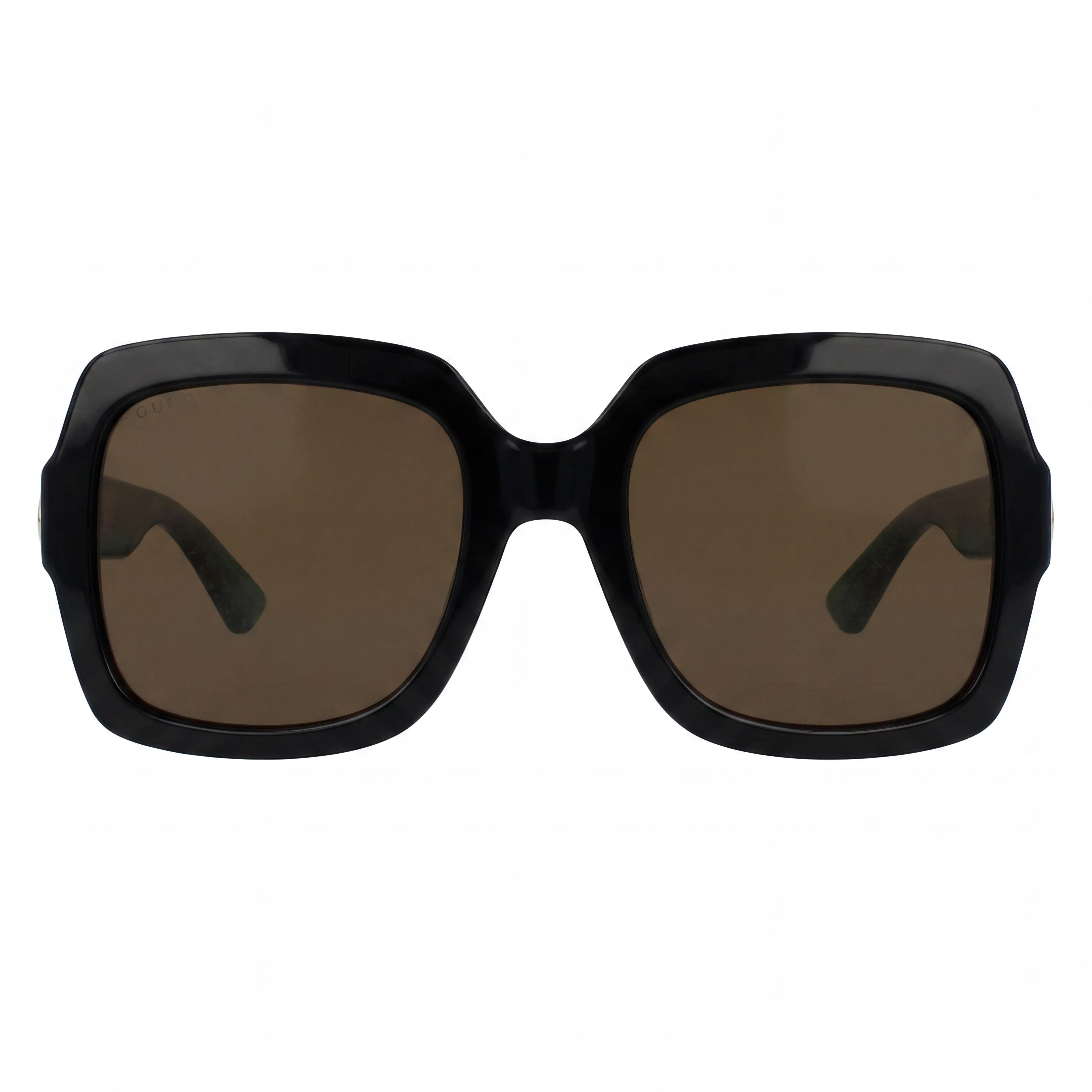 Gucci Gg0036sn Women's Black Green Brown Plastic Frame, Black Green Brown Gradient UV Protected Non-Polarized Lenses 54mm, Photo 2