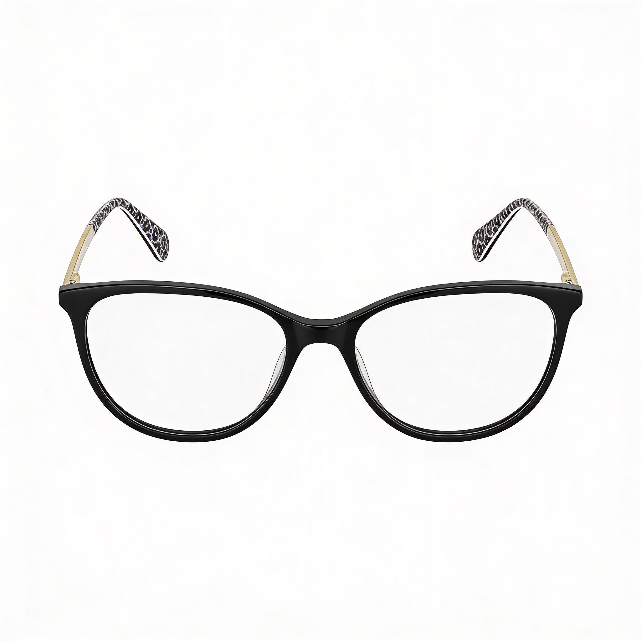 kate spade new york Kimberlee Women's Square Full Rim Black Gold Plastic Flex Hinge Optical Eyeglasses 52mm, Photo 2