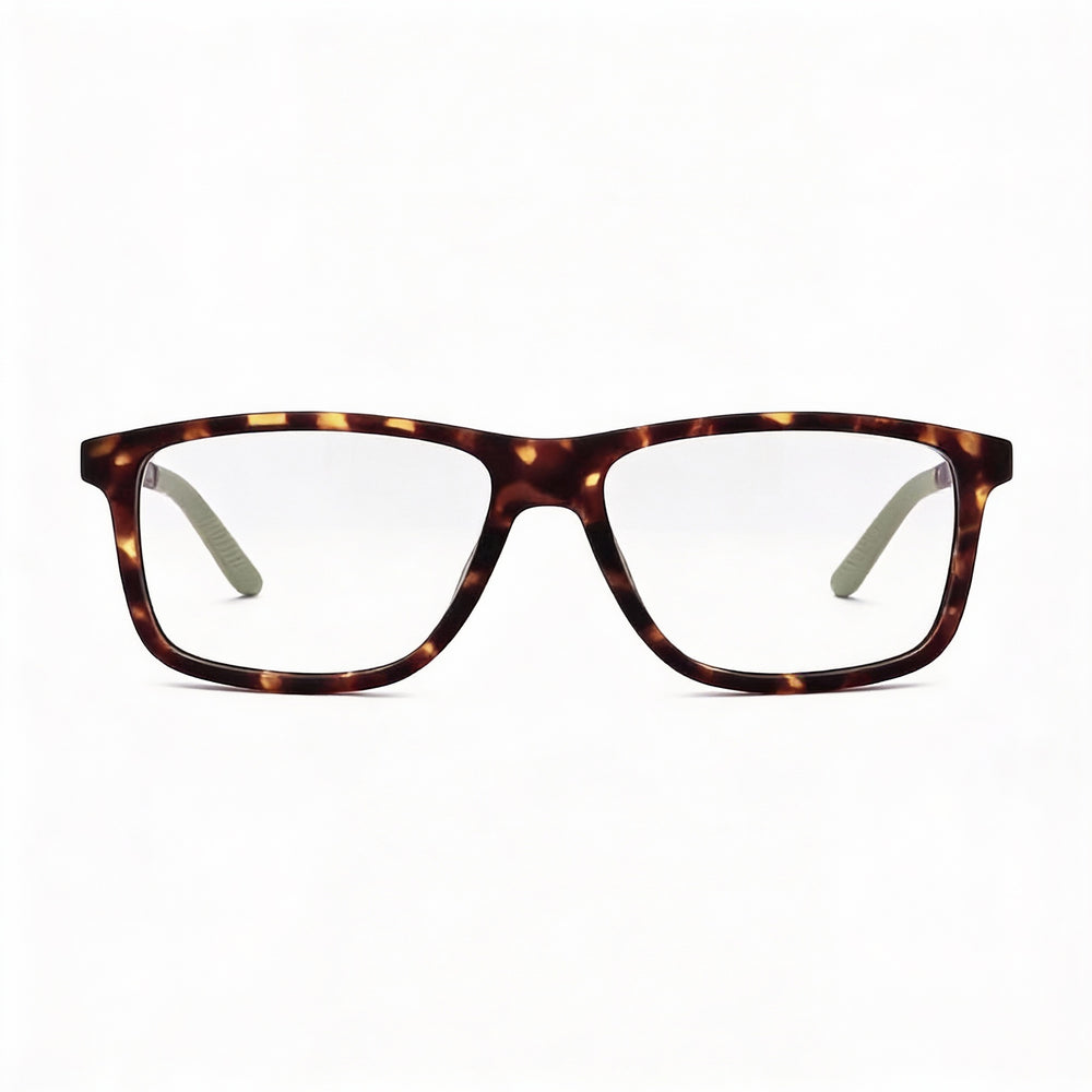 Monturas rectangulares Under Armour Comtemporary UA 5022 para hombre, de propionato Havana mate, sin montura óptica, 56 mm