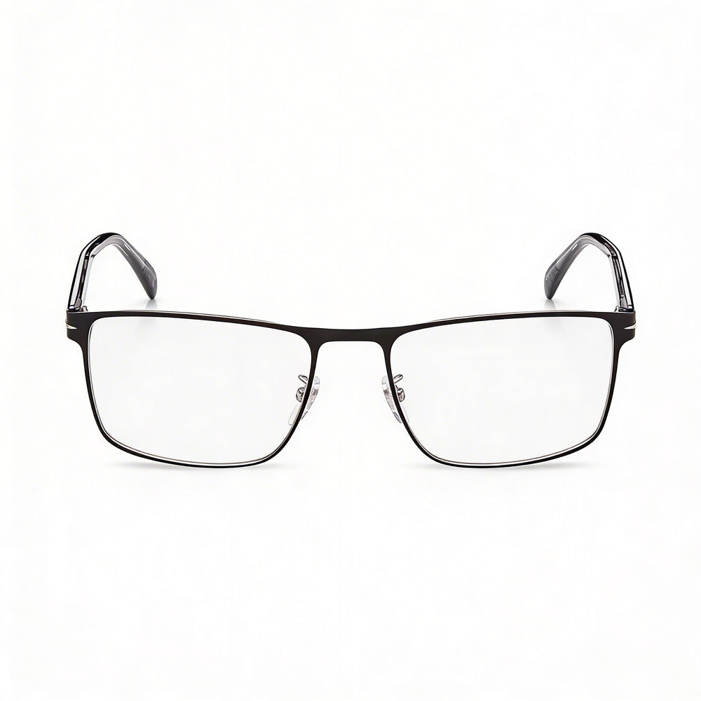 David Beckham Db 1067 Modern Style Matte Black Ruthenium Metal Frame Unisex Sunglasses 58mm