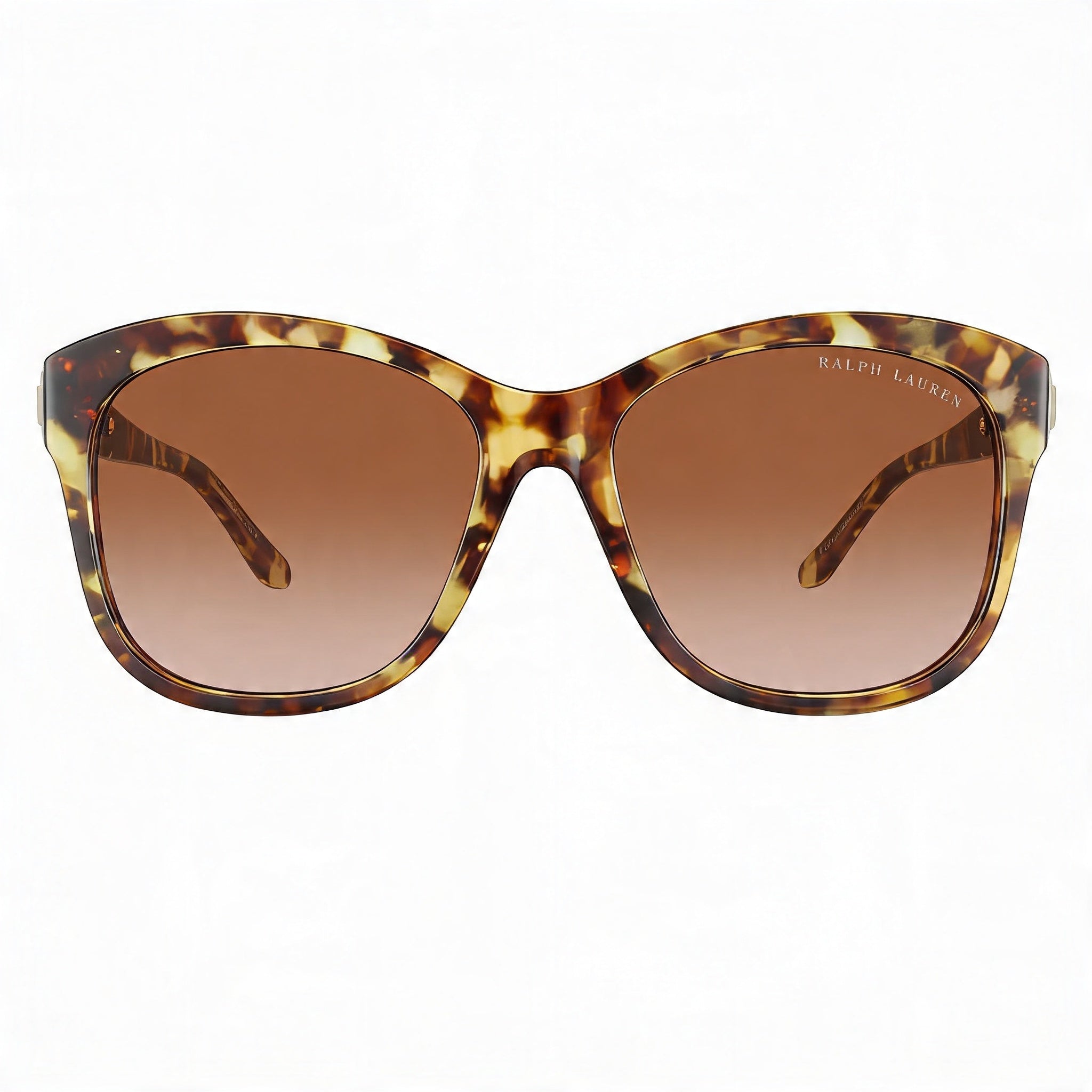 Gafas de sol de acetato Ralph Lauren Rl 8190q para mujer, Habana degradado marrón 55mm, Photo 2