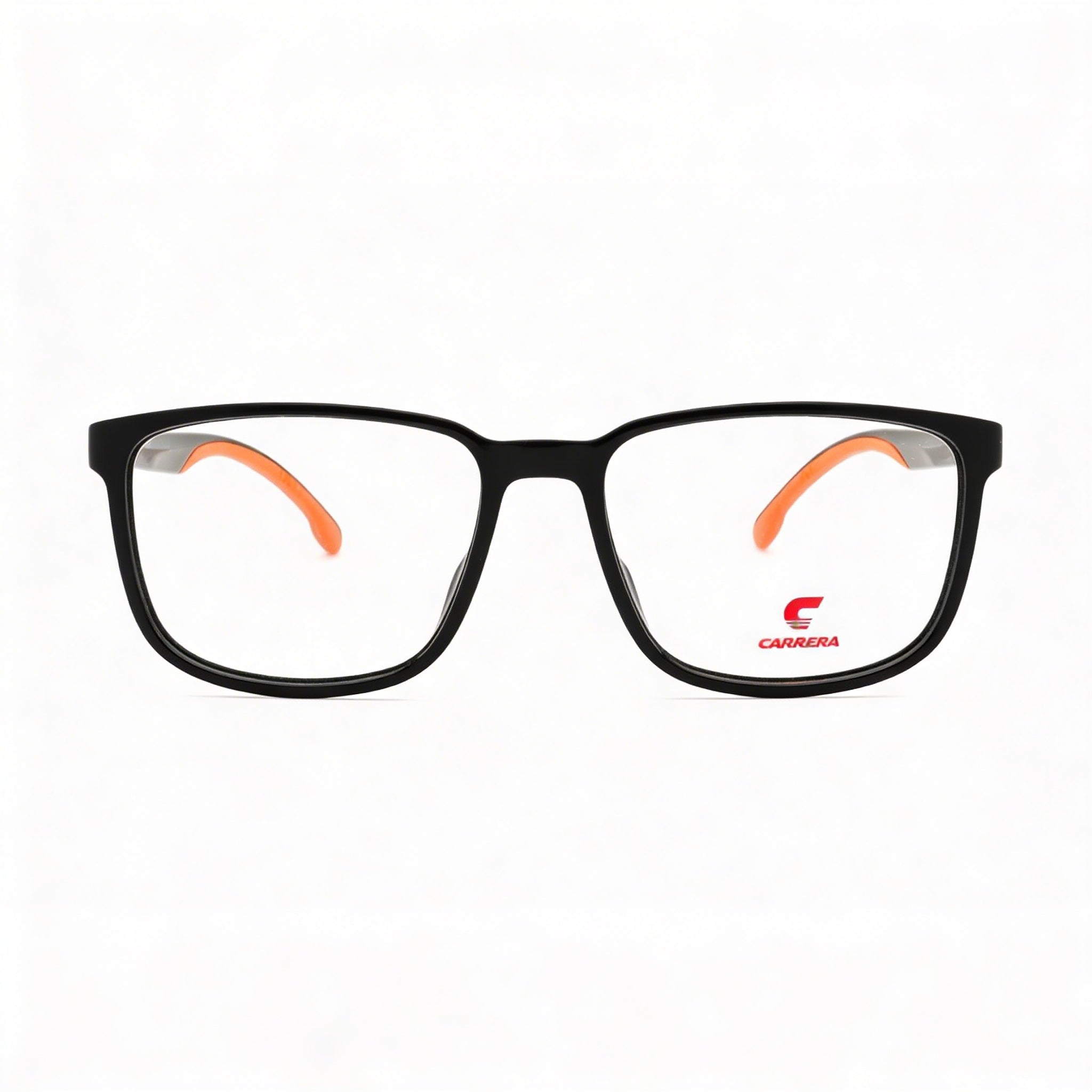 Carrera Carrera 8894 Unisex Polyamide Black Orange Eyewear with Polycarbonate Lenses, 55-17-145mm, Photo 2