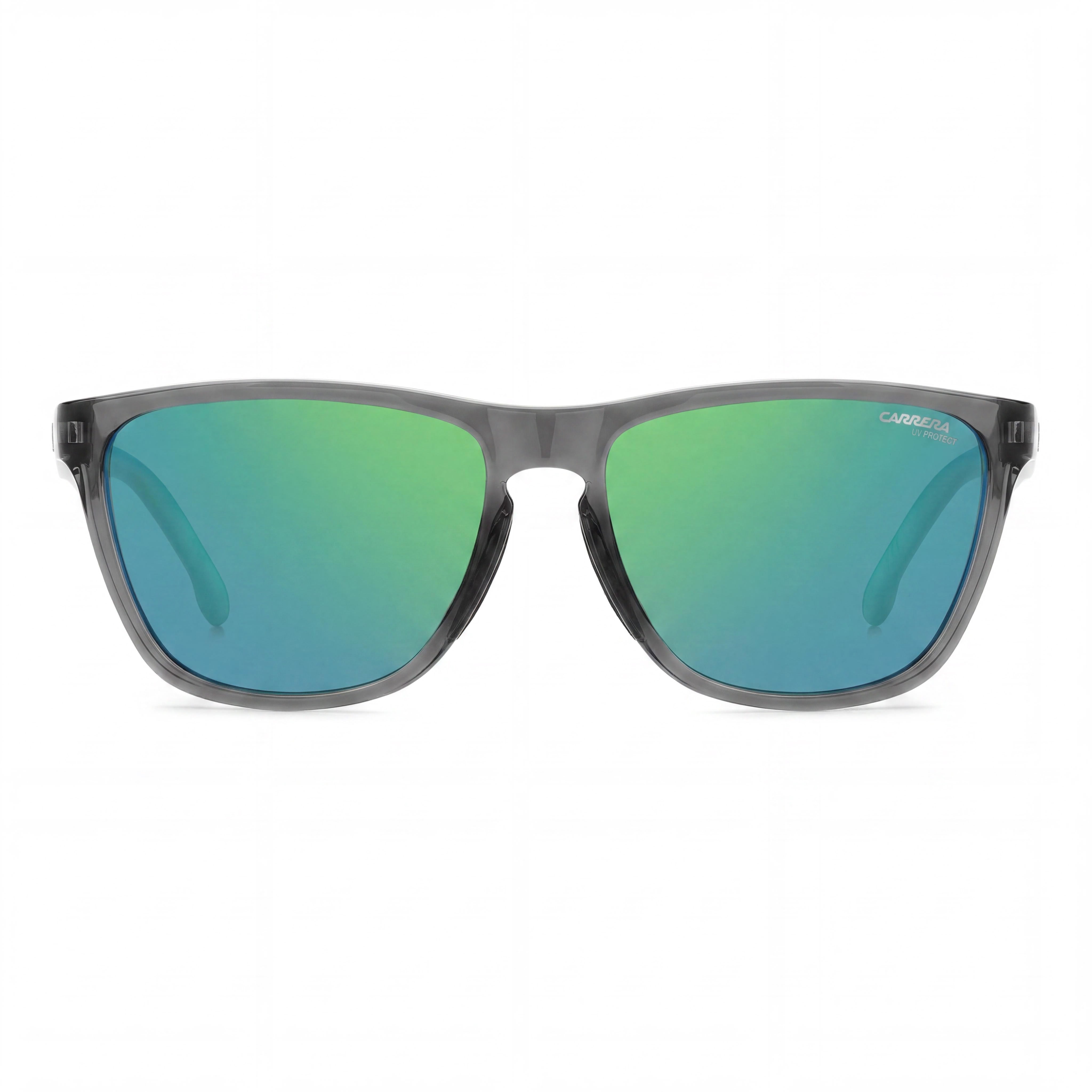 Carrera 8058/s Modern Men's Grey Polyamide Frame, Green Multilayer Polarized Lenses with UV Protection, 56mm, Photo 2