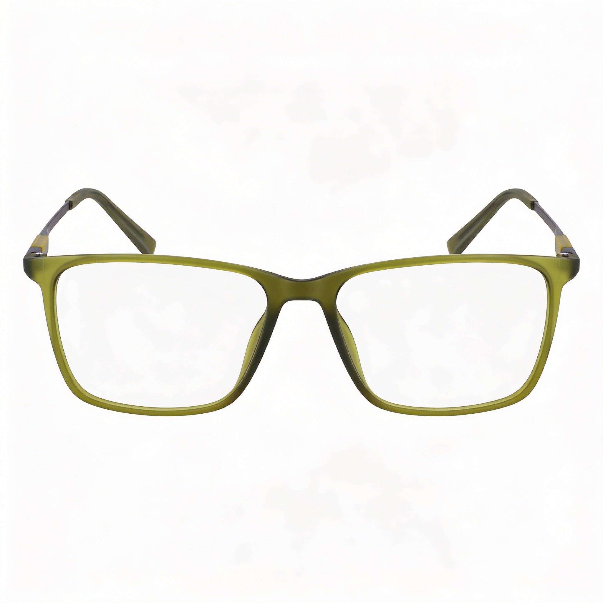 Flexon EP8019 Unisex Eyeglasses with Iniettato Frame and Polycarbonate Non- Lenses Matte Crystal Moss 54mm, Photo 2