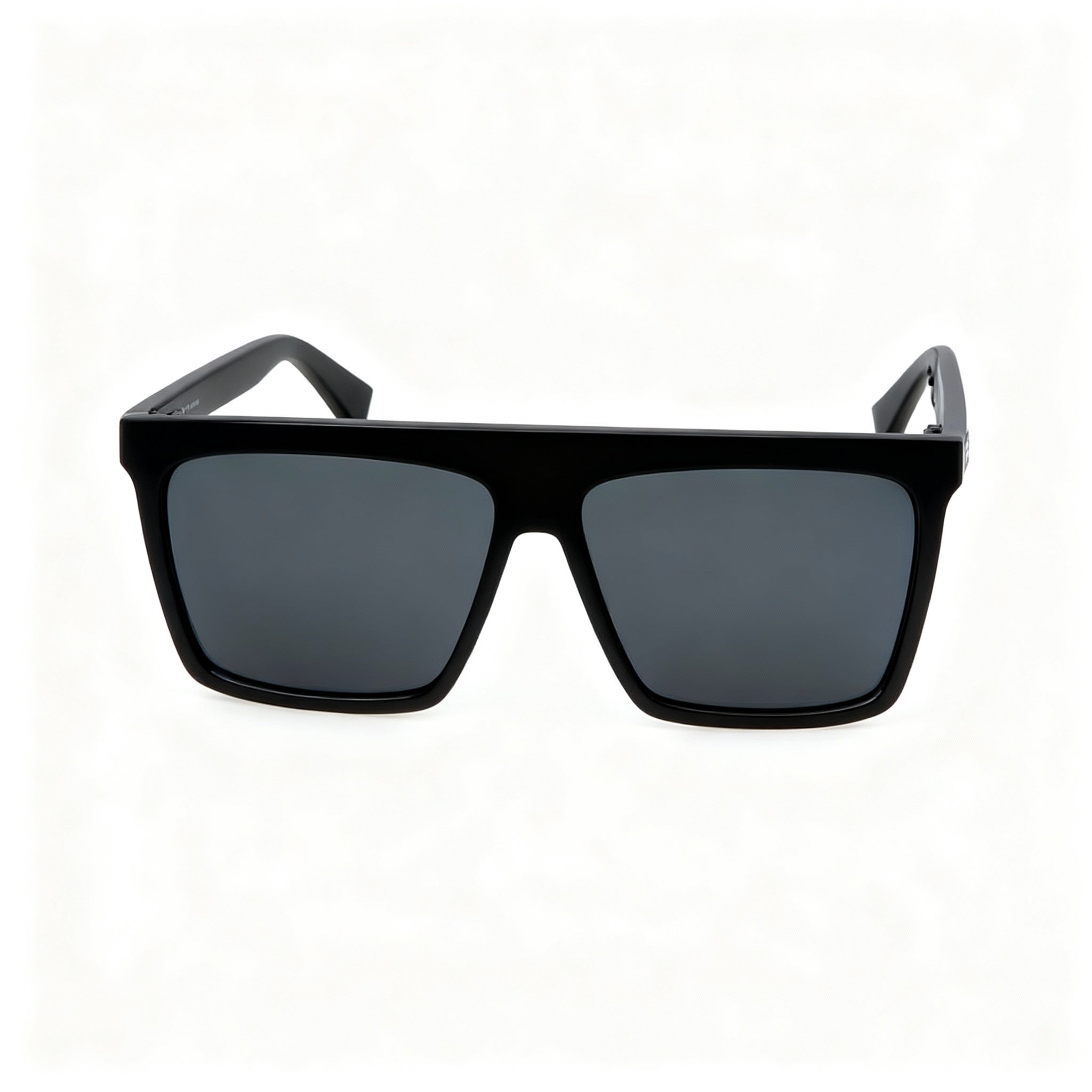 Fila Men's Casual Sunglasses - Injected Matte Black Frame, Smoke Polycarbonate Non-Polarized Lenses, 60mm