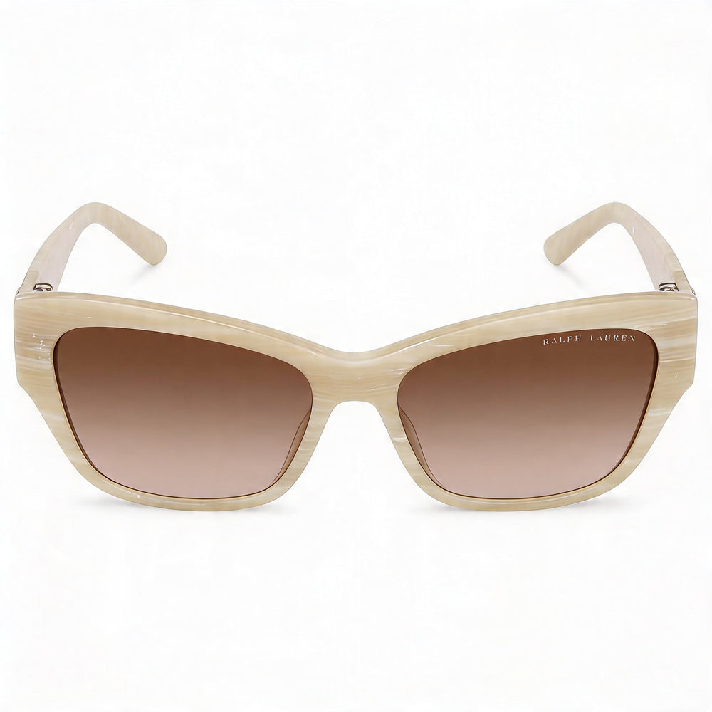 Ralph Lauren Classic Women's Multi-Coloured Frame Brown Shaded Lens UV Protection Non-Polarized Sunglasses