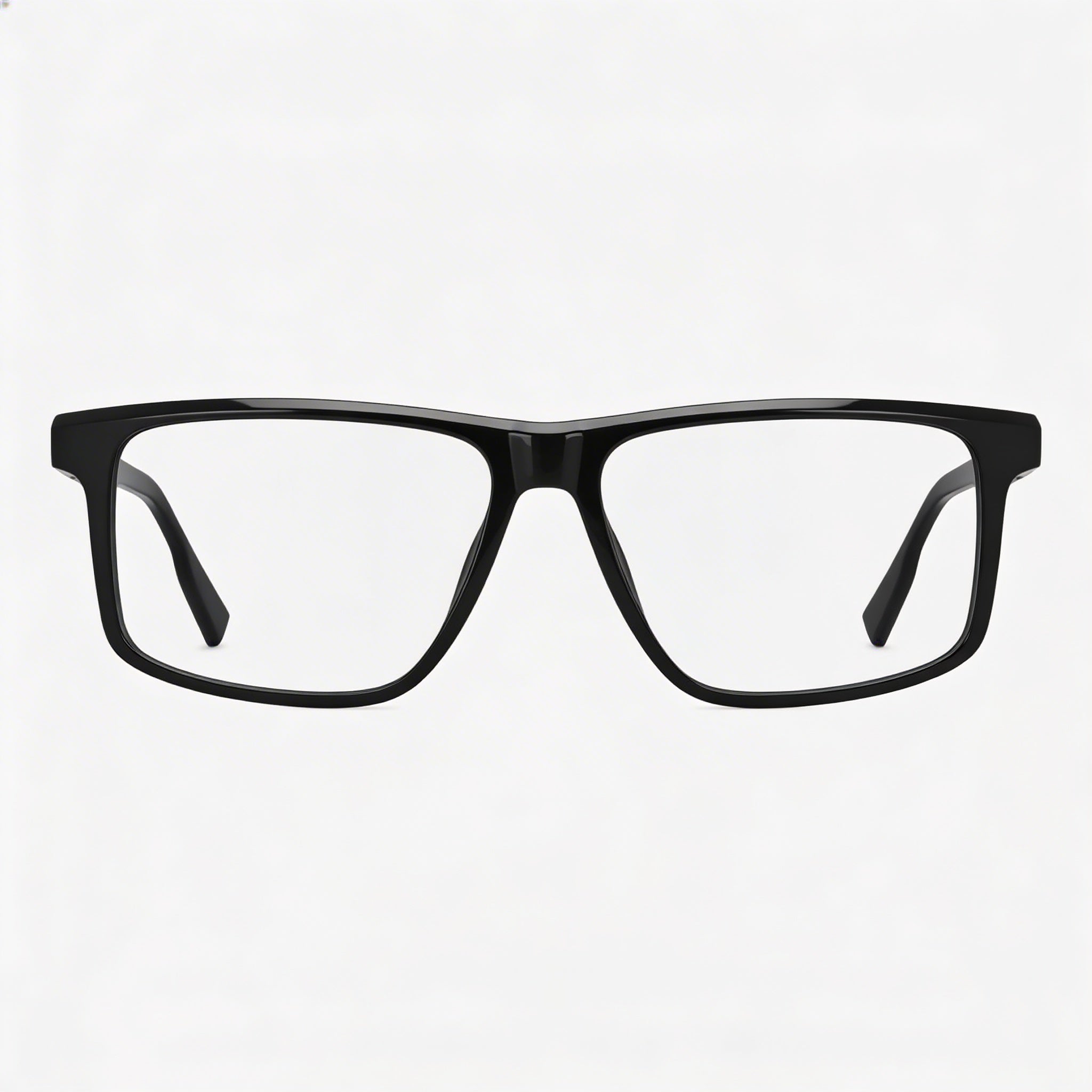 Lacoste Casual Men's Black Ophthalmic Eyeglasses Frames with Plastic Lenses, Lens 55mm, Bridge 14mm, Temple 145mm, Photo 2